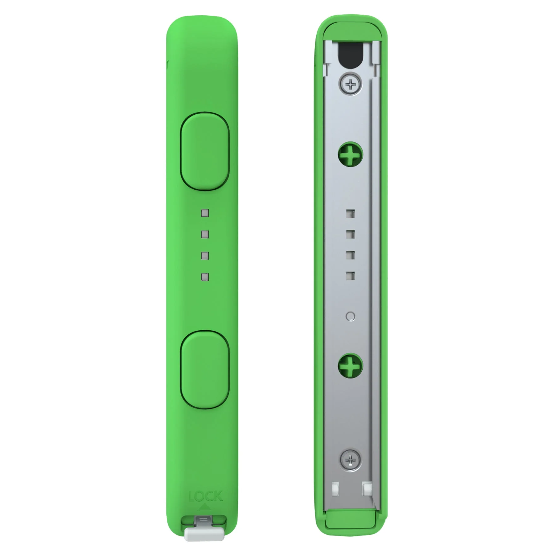 eXtremeRate 2 Pack Custom Replacement shell for Joycon Strap of NS Switch - Green - Image 3