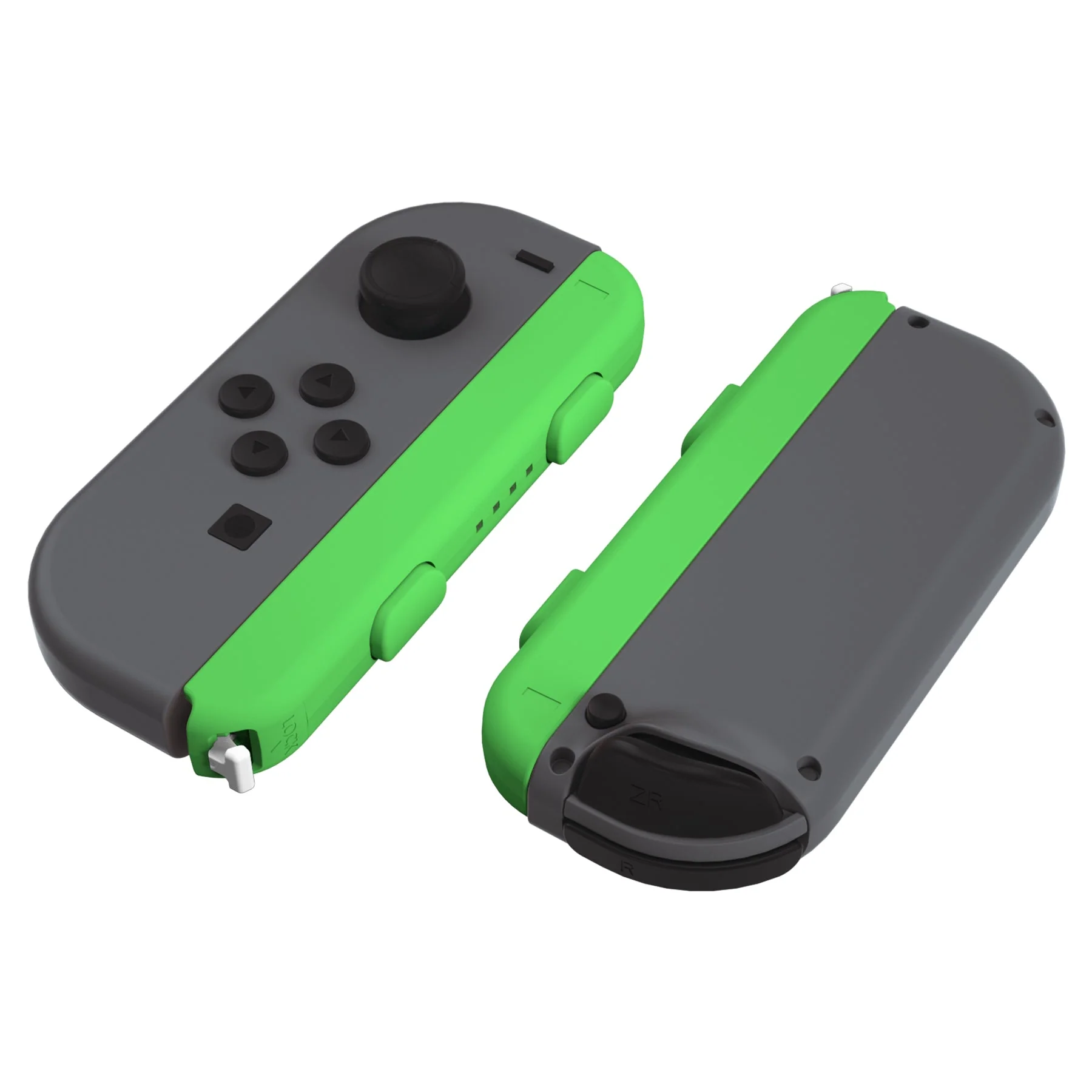 eXtremeRate 2 Pack Custom Replacement shell for Joycon Strap of NS Switch - Green - Image 4
