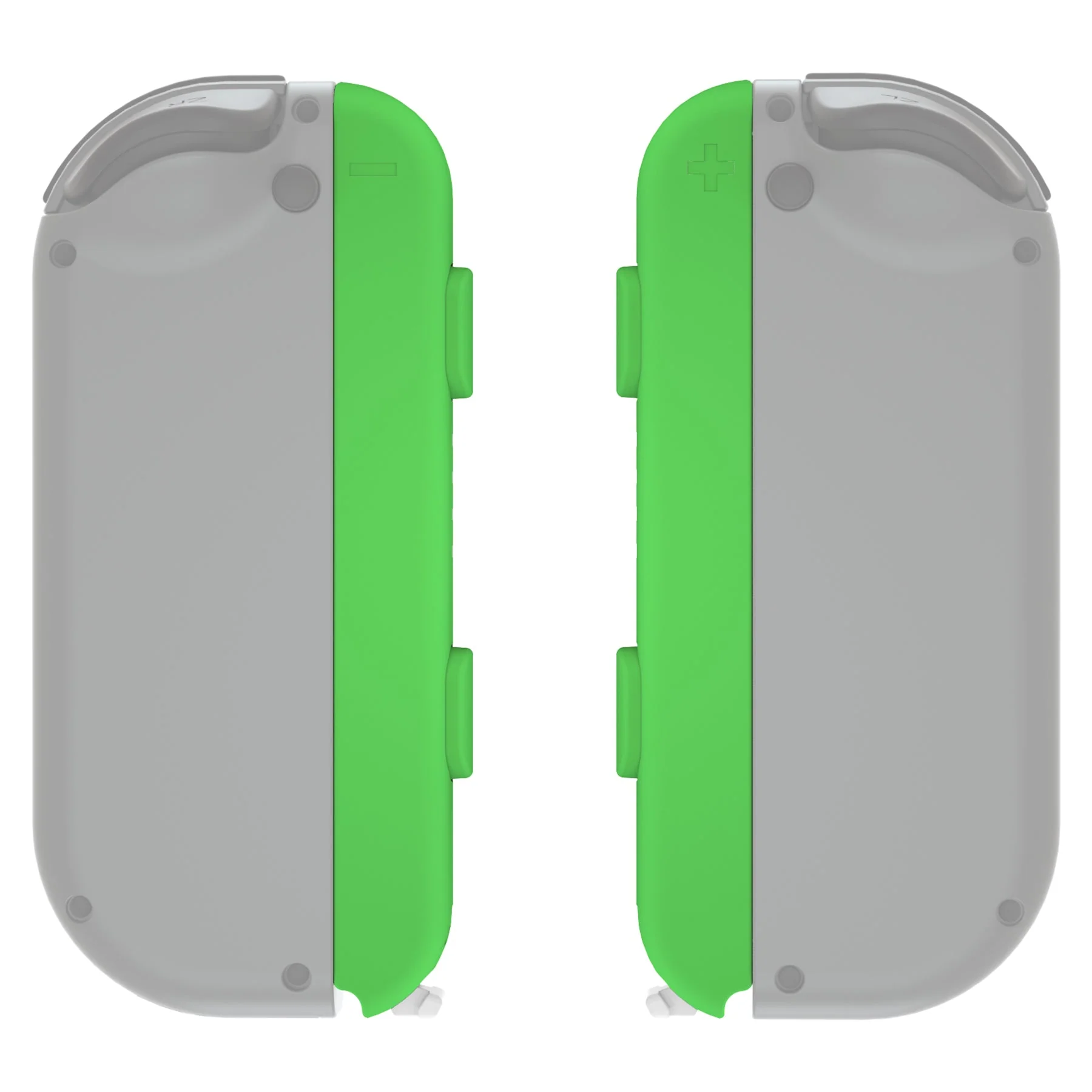 eXtremeRate 2 Pack Custom Replacement shell for Joycon Strap of NS Switch - Green - Image 6