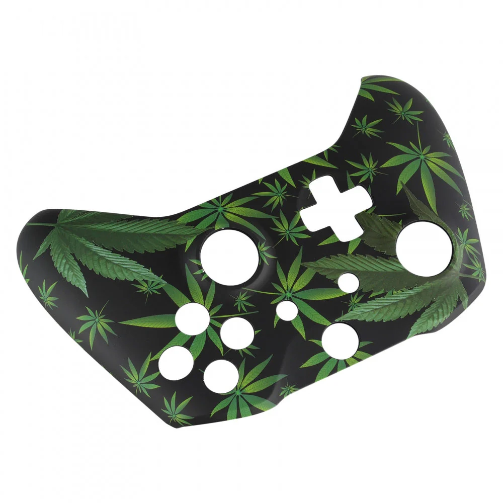 eXtremeRate Replacement Front Housing Shell for Xbox One X & S Controller (Model 1708) - Green Weeds - Image 8