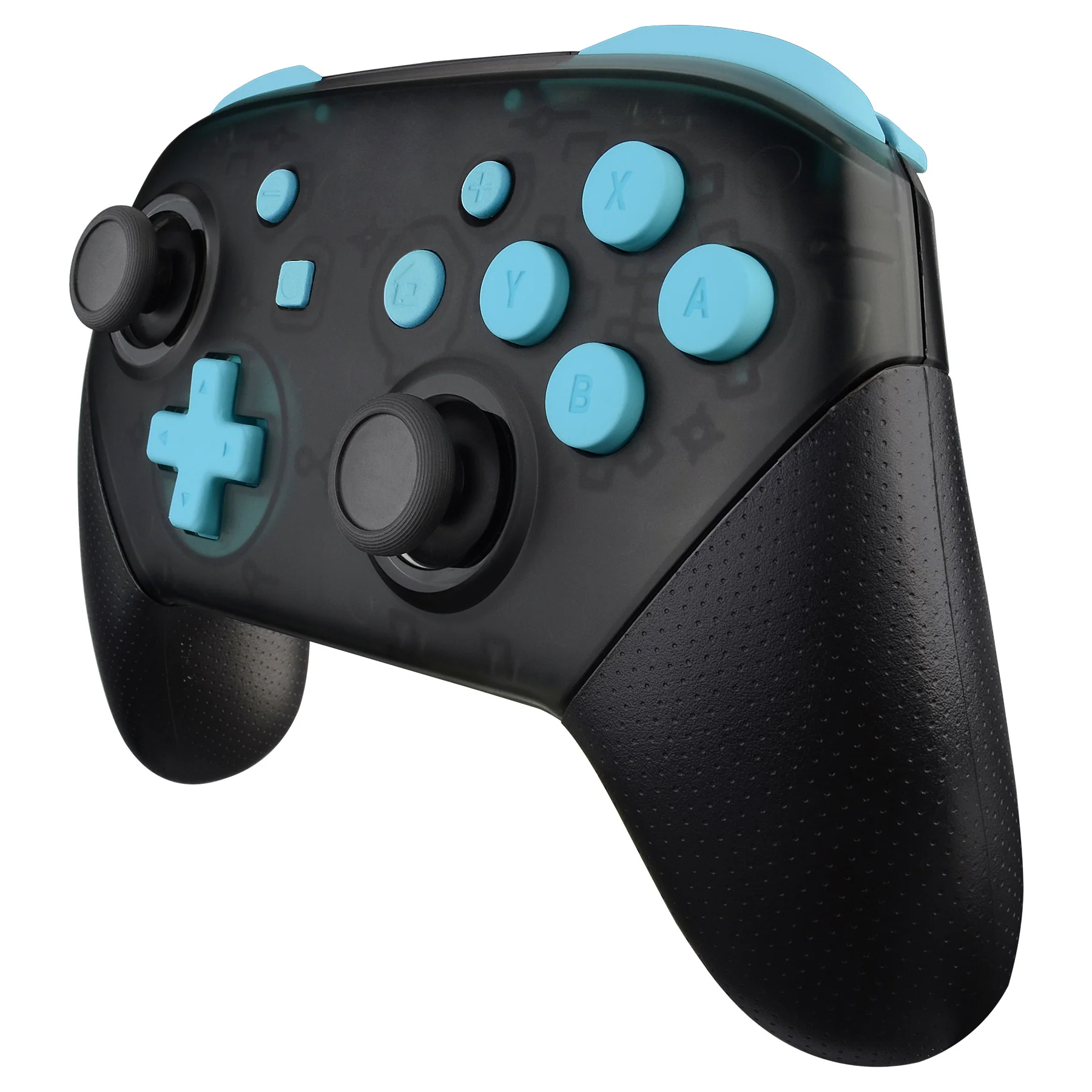 eXtremeRate DIY Replacement Full Set Buttons for Nintendo Switch Pro Controller - Heaven Blue - Image 4