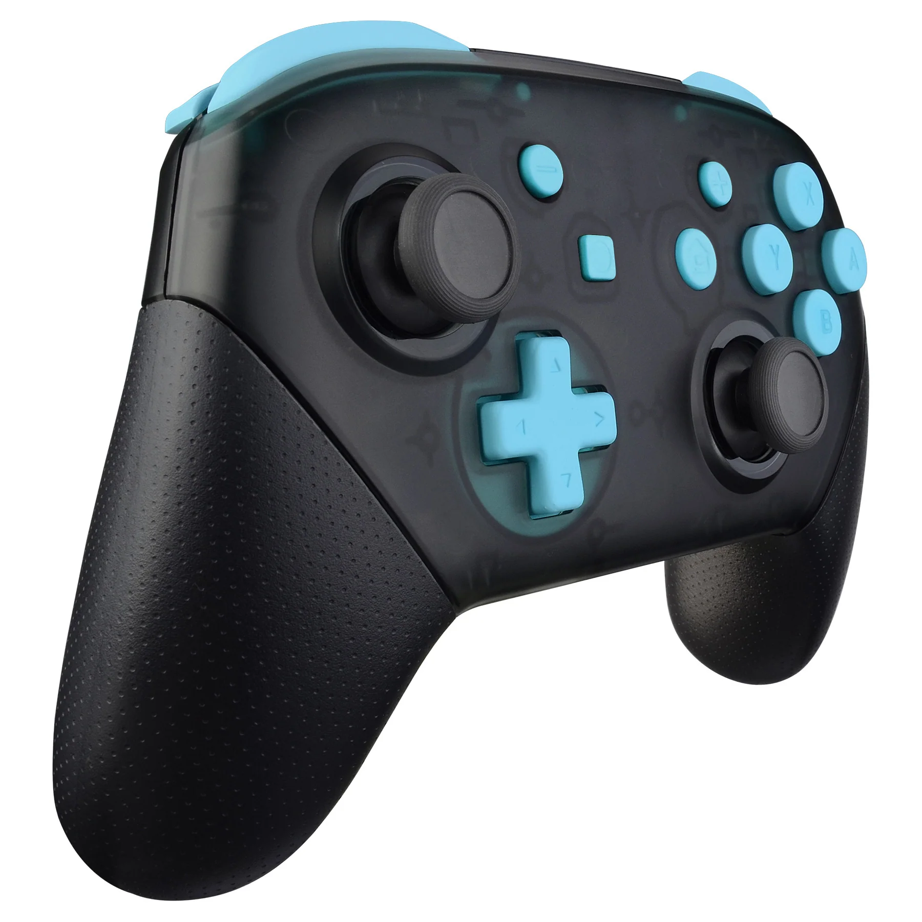 eXtremeRate DIY Replacement Full Set Buttons for Nintendo Switch Pro Controller - Heaven Blue - Image 5