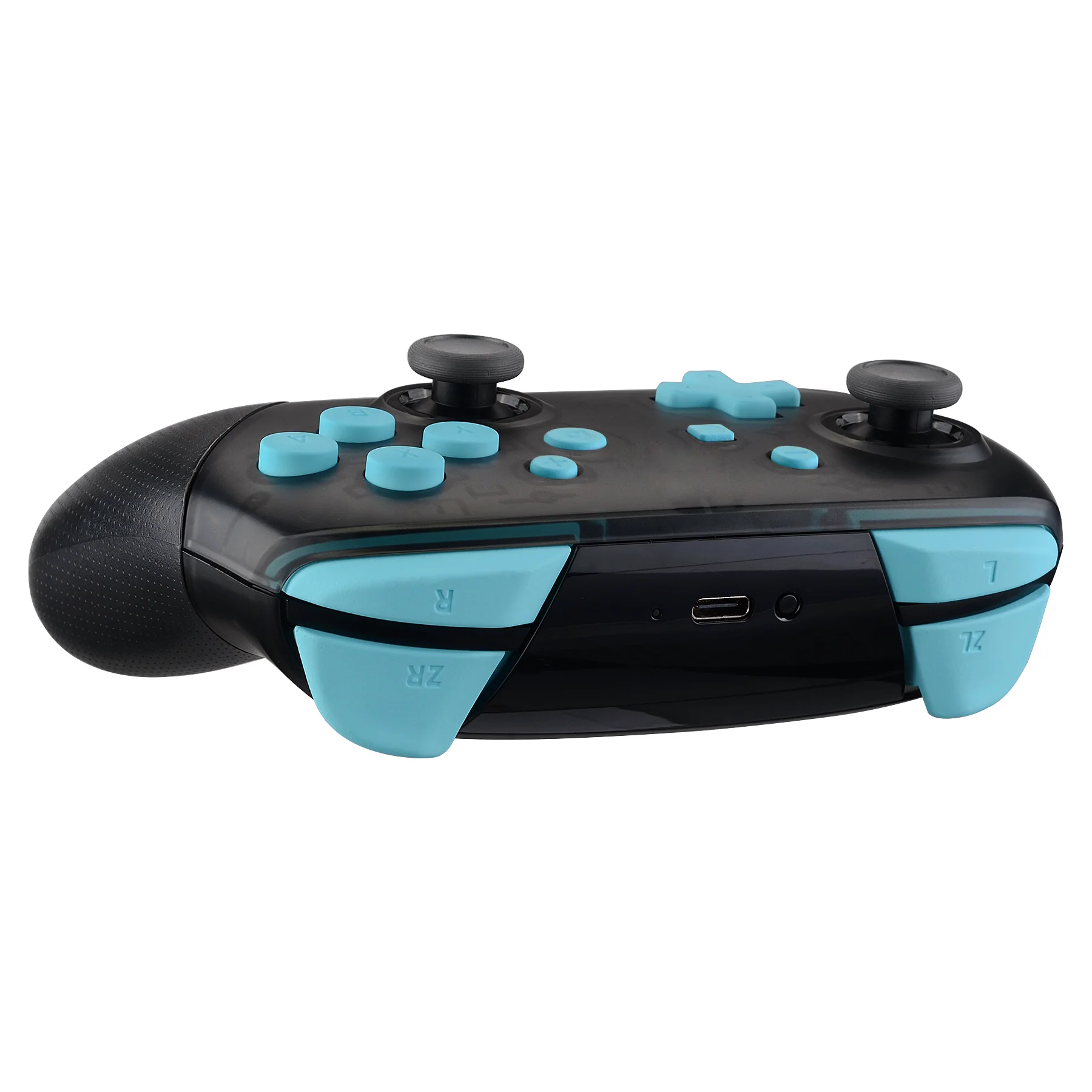 eXtremeRate DIY Replacement Full Set Buttons for Nintendo Switch Pro Controller - Heaven Blue - Image 7