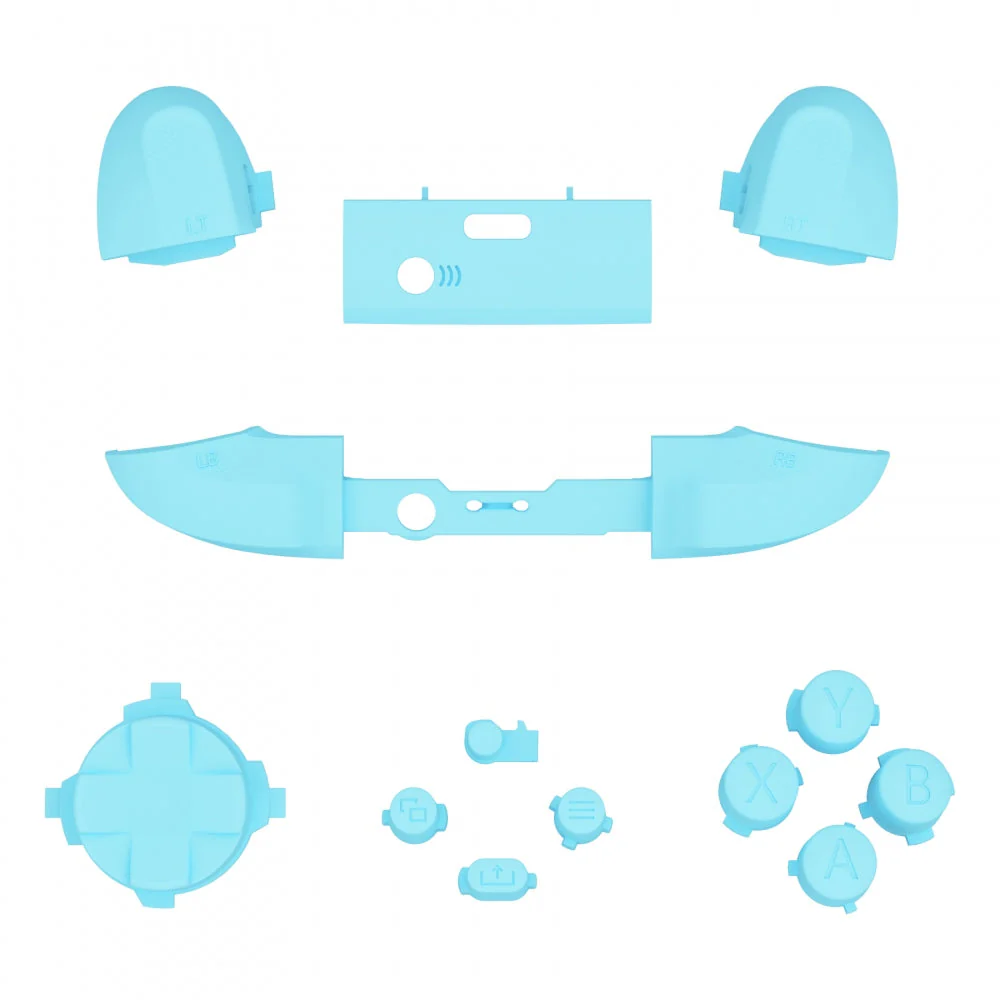 eXtremeRate Replacement Full Set Buttons for Xbox Series X & S Controller - Heaven Blue - Image 2