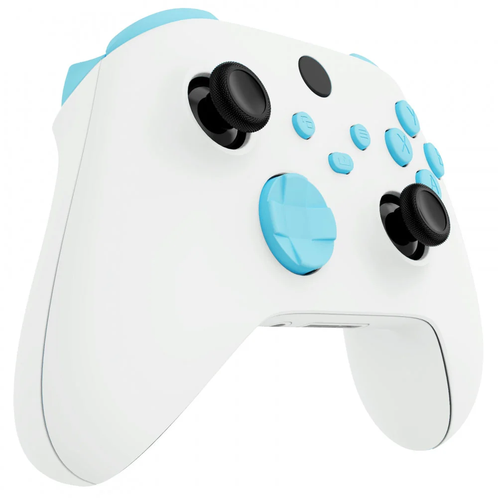 eXtremeRate Replacement Full Set Buttons for Xbox Series X & S Controller - Heaven Blue - Image 5