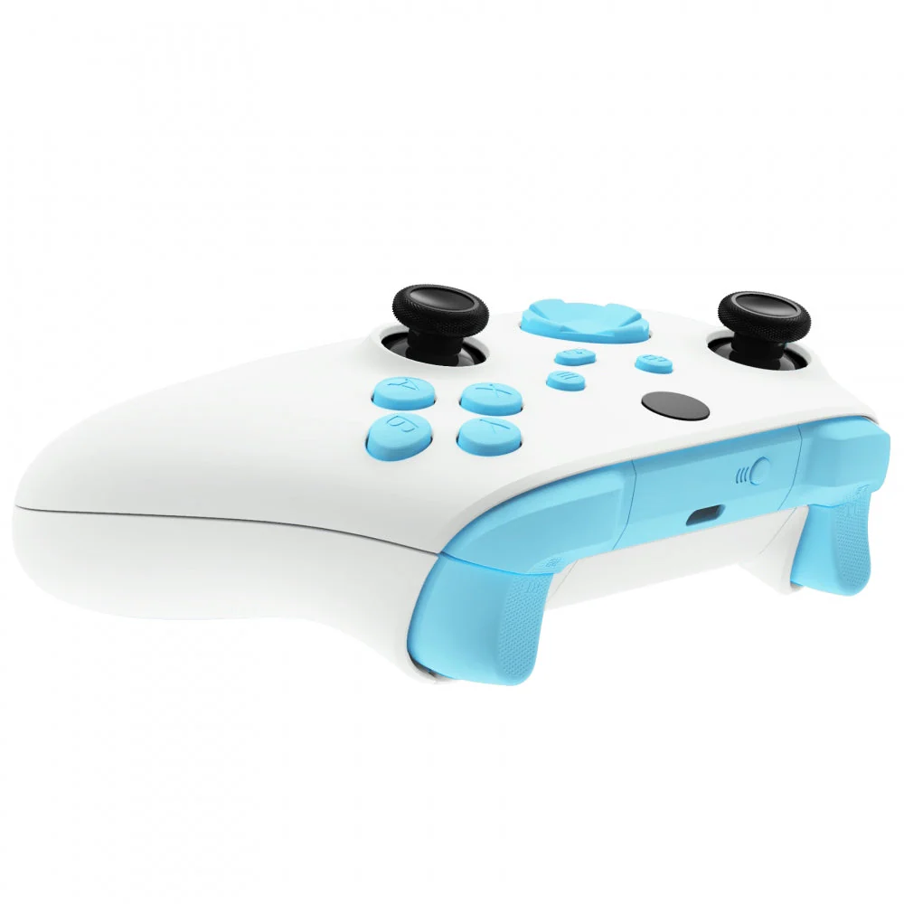 eXtremeRate Replacement Full Set Buttons for Xbox Series X & S Controller - Heaven Blue - Image 6