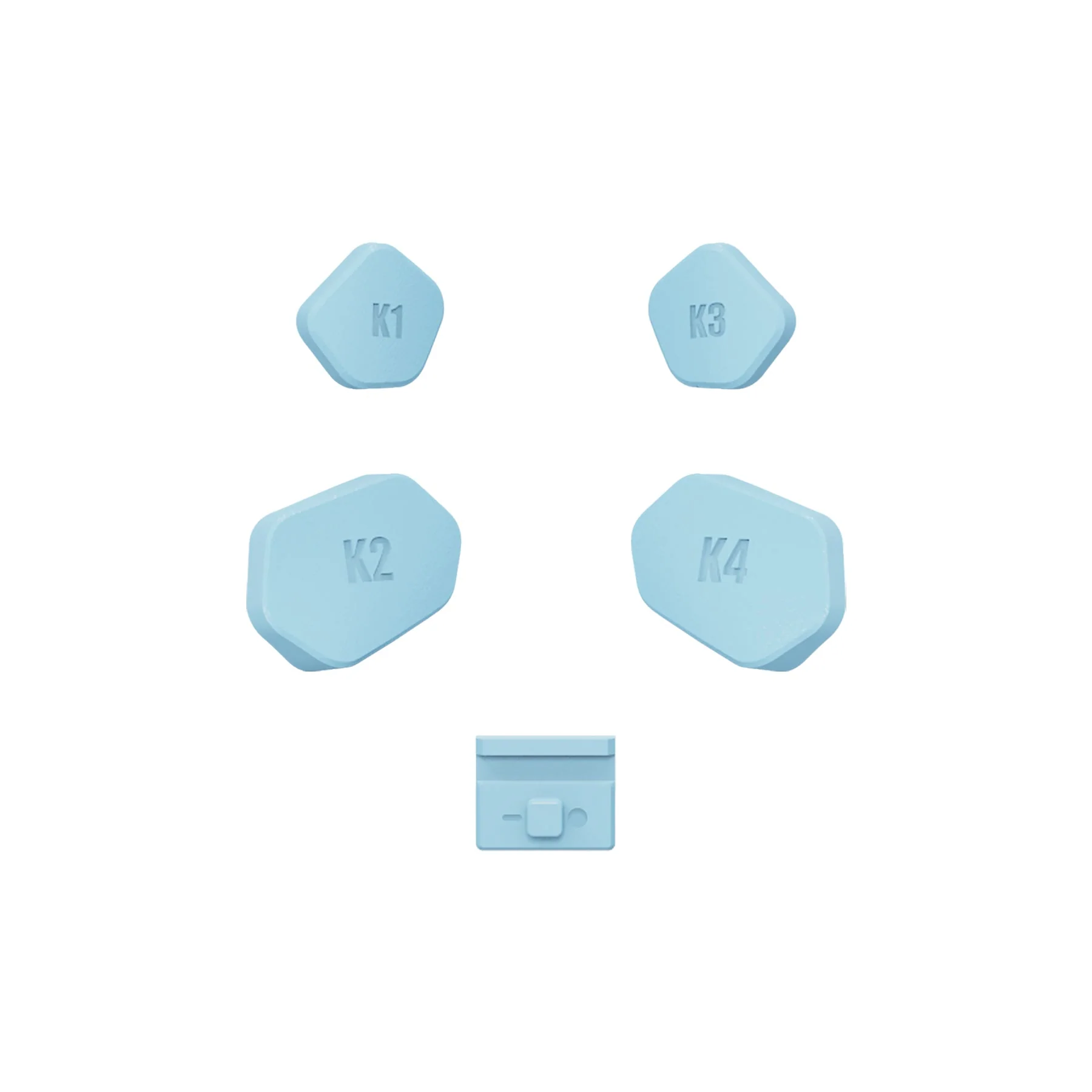 eXtremeRate Redesigned K1 K2 K3 K4 Back Buttons Paddles & Toggle Switch for eXtremerate Hope Remap Kit, Compatible with Xbox Series X/S Controller - Heaven Blue - Image 4