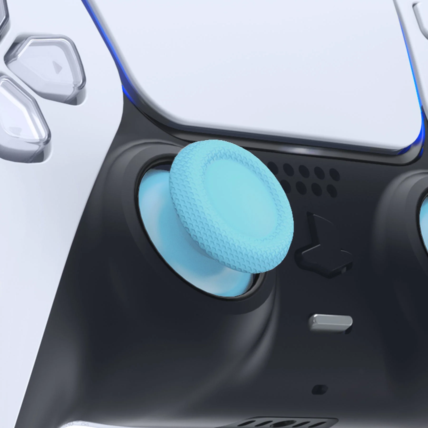 eXtremeRate Replacement Thumbsticks Analog Stick Joystick Compatible with PS5 & PS4 All Model Controller - Heaven Blue - Image 3