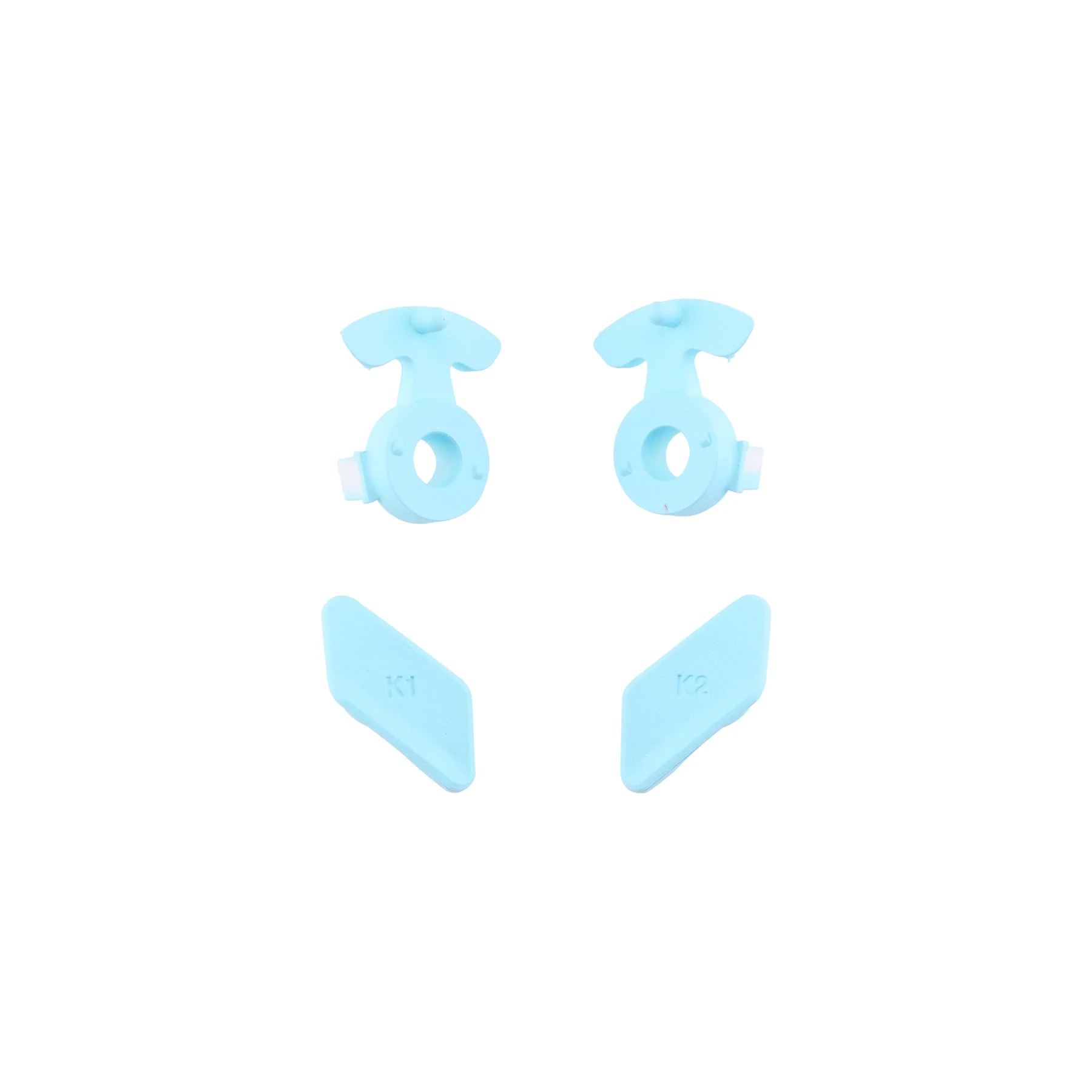 eXtremeRate Replacement Redesigned Back Buttons HK3 HK4 Trigger lock K1 K2 Paddles for eXtremeRate LOFTY Remap & Trigger Stop Kit, Compatible with Xbox One X & S Controller - Heaven Blue - Image 6
