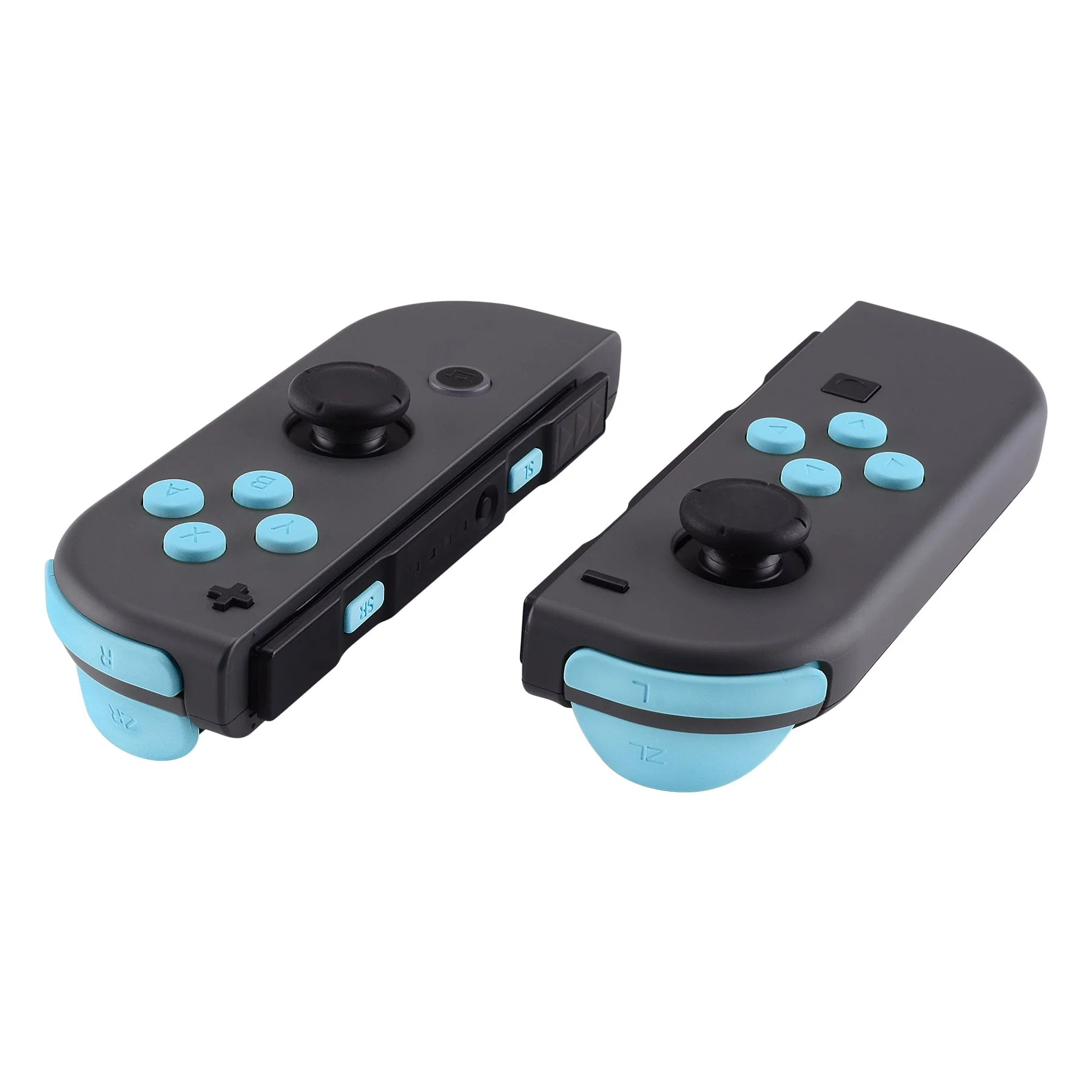 eXtremeRate Replacement Full Set Buttons for Joycon of NS Switch - Heaven Blue - Image 4