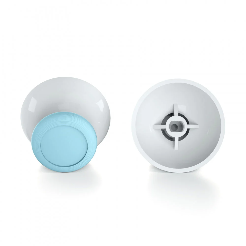 eXtremeRate Replacement Dual-color 3D Joystick Thumbsticks for Nintendo Switch Pro Controller - Heaven Blue & White - Image 6