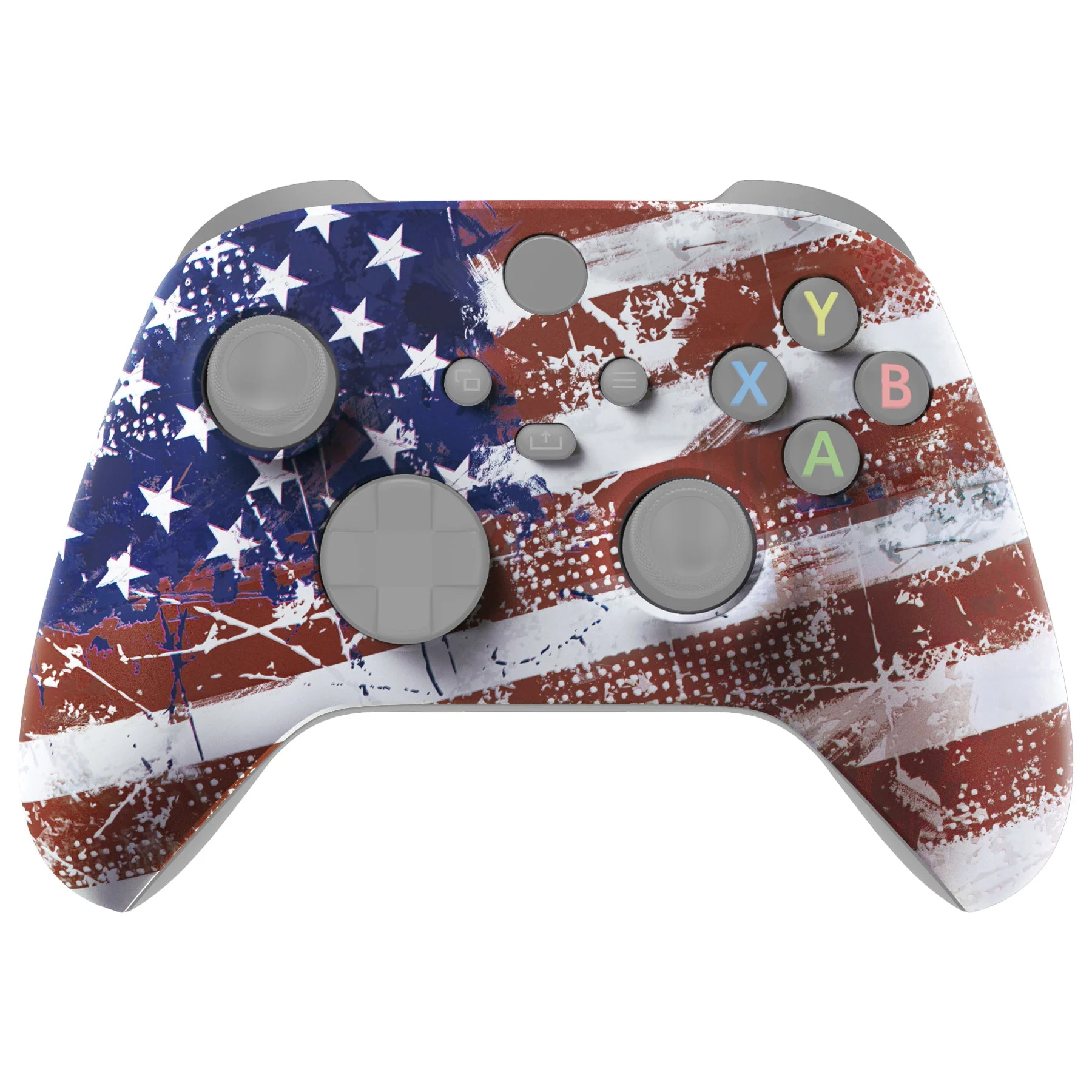 eXtremeRate Replacement Front Housing Shell for Xbox Series X & S Controller - Impression US Flag - Image 4