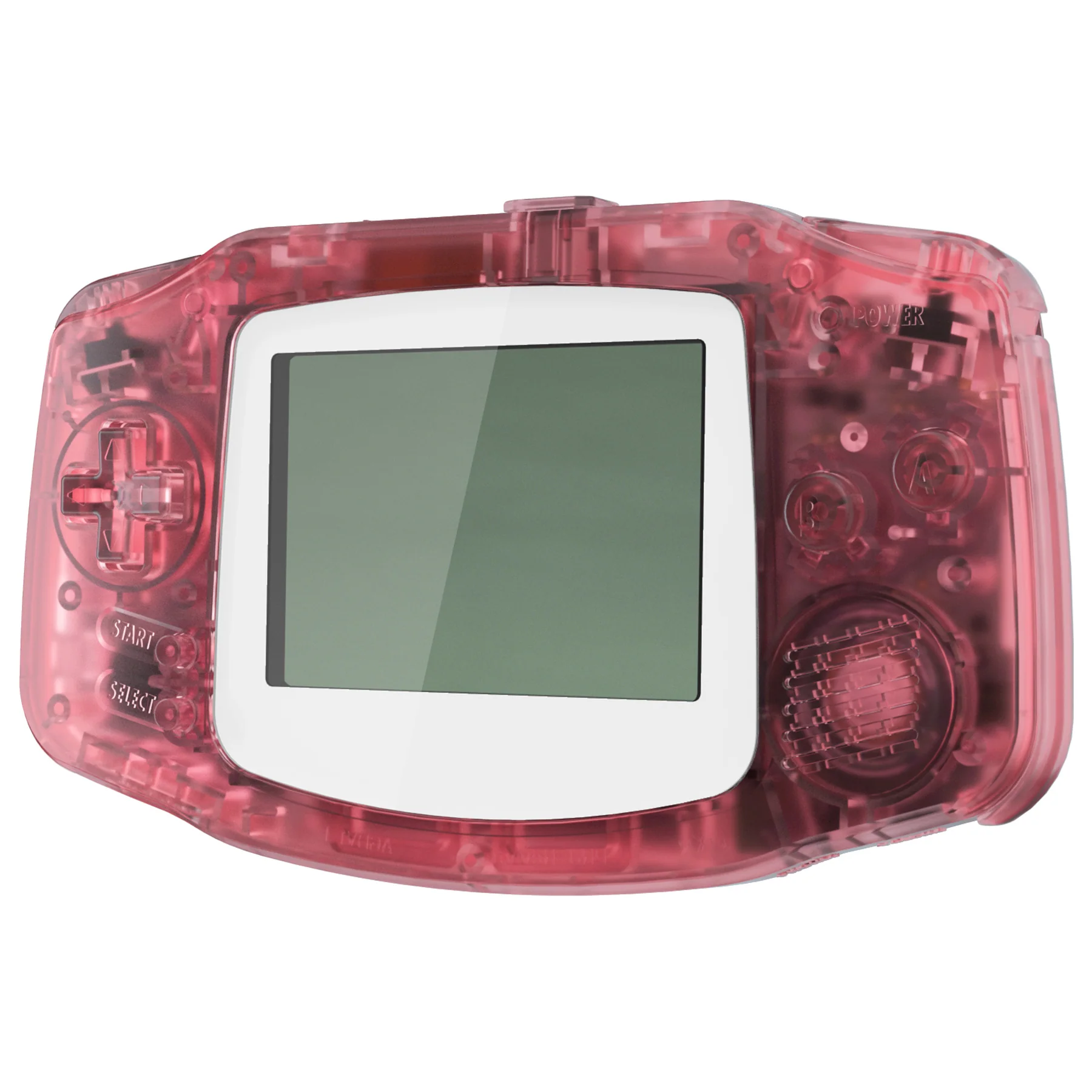 eXtremeRate IPS Ready Upgraded GBA Replacement Full Set Shells with Buttons for Gameboy Advance, Compatible with Both IPS & Standard LCD - Cherry Pink - White Screen Lens - Image 4