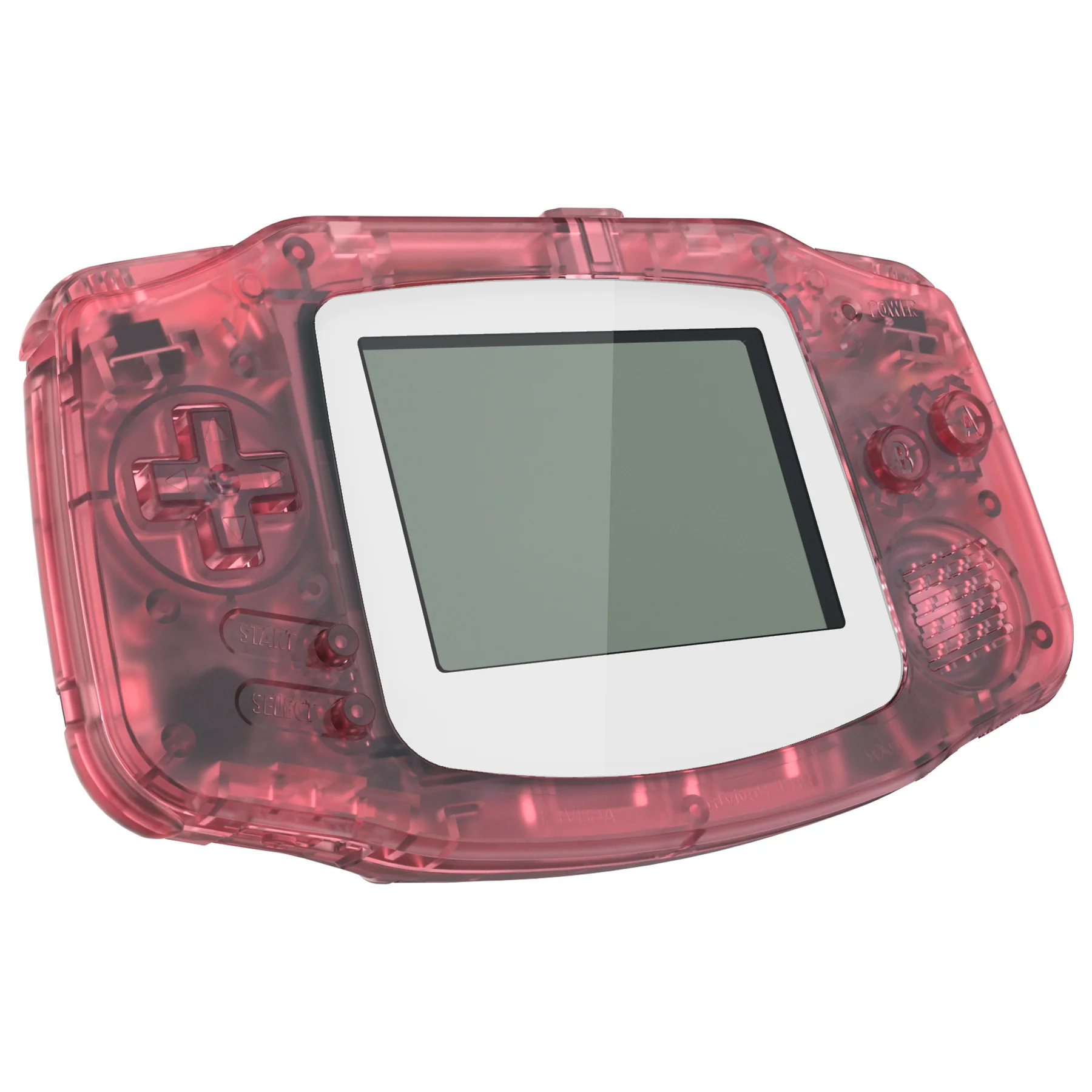 eXtremeRate IPS Ready Upgraded GBA Replacement Full Set Shells with Buttons for Gameboy Advance, Compatible with Both IPS & Standard LCD - Cherry Pink - White Screen Lens - Image 5