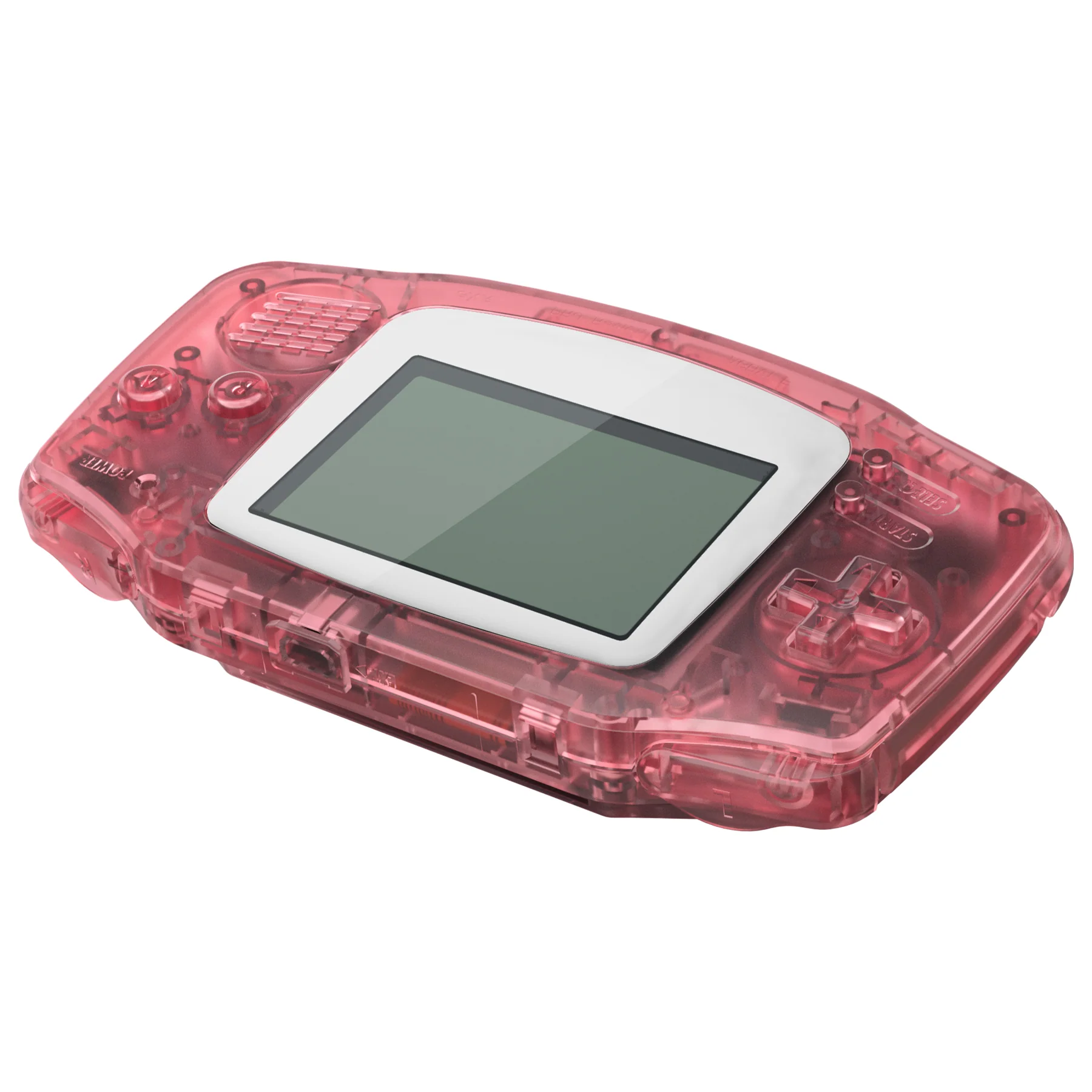 eXtremeRate IPS Ready Upgraded GBA Replacement Full Set Shells with Buttons for Gameboy Advance, Compatible with Both IPS & Standard LCD - Cherry Pink - White Screen Lens - Image 6
