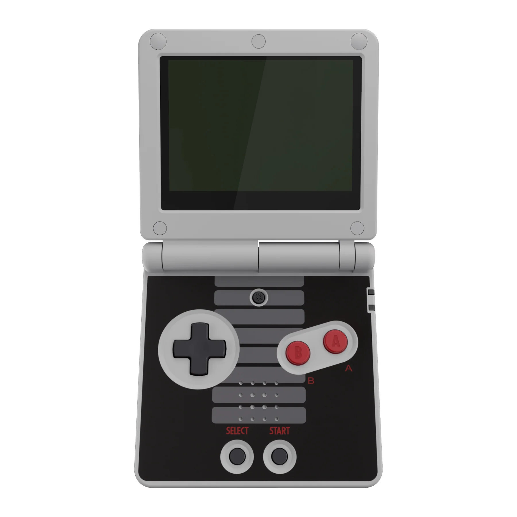 eXtremeRate IPS Ready Upgraded Replacement Full Set Shells with Buttons for Gameboy Advance SP GBA SP, Compatible with Both IPS & Standard LCD - Classic NES Style - Image 3