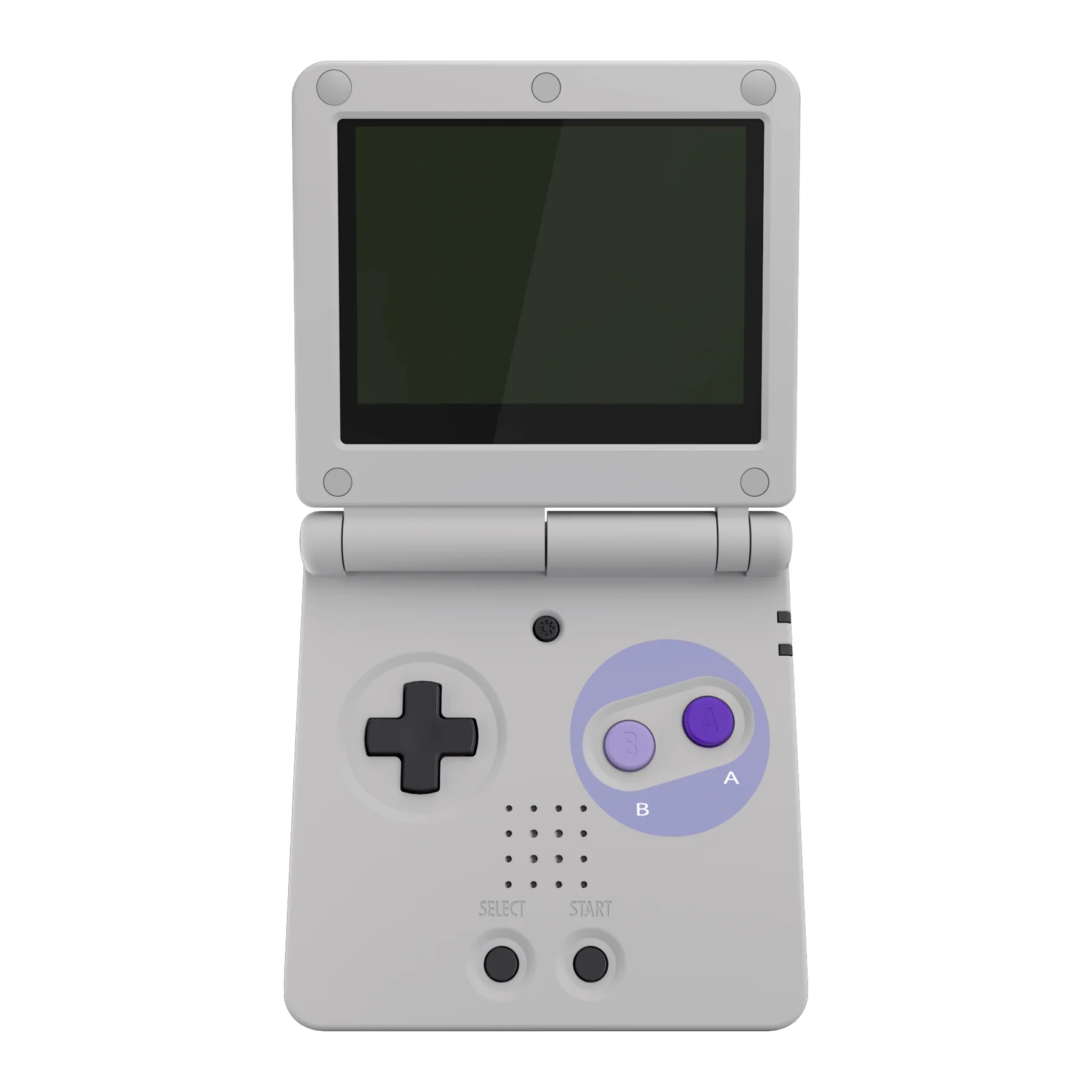 eXtremeRate IPS Ready Upgraded Replacement Full Set Shells with Buttons for Gameboy Advance SP GBA SP, Compatible with Both IPS & Standard LCD - Classic SNES Style - Image 3