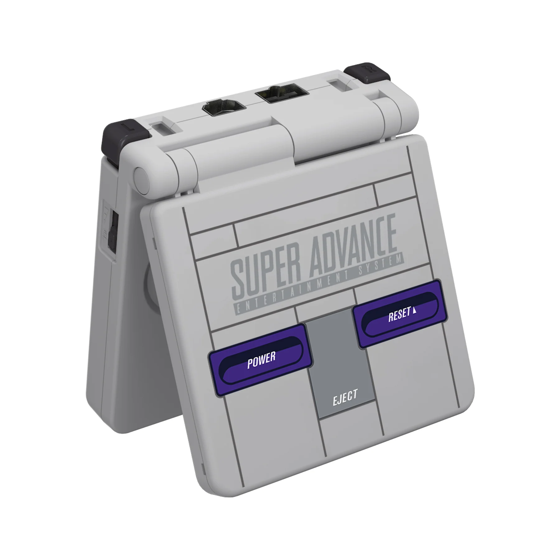 eXtremeRate IPS Ready Upgraded Replacement Full Set Shells with Buttons for Gameboy Advance SP GBA SP, Compatible with Both IPS & Standard LCD - Classic SNES Style - Image 5