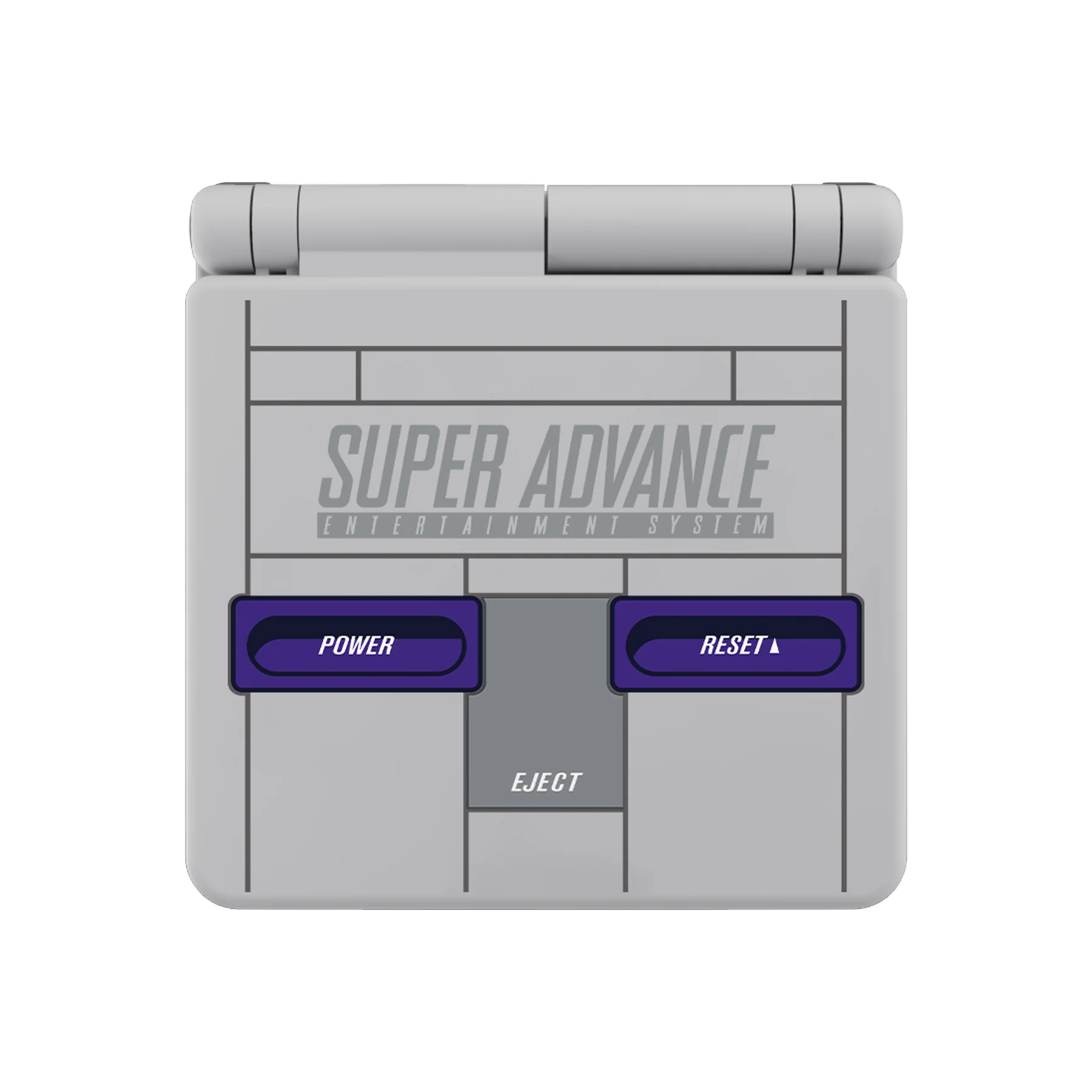 eXtremeRate IPS Ready Upgraded Replacement Full Set Shells with Buttons for Gameboy Advance SP GBA SP, Compatible with Both IPS & Standard LCD - Classic SNES Style - Image 6
