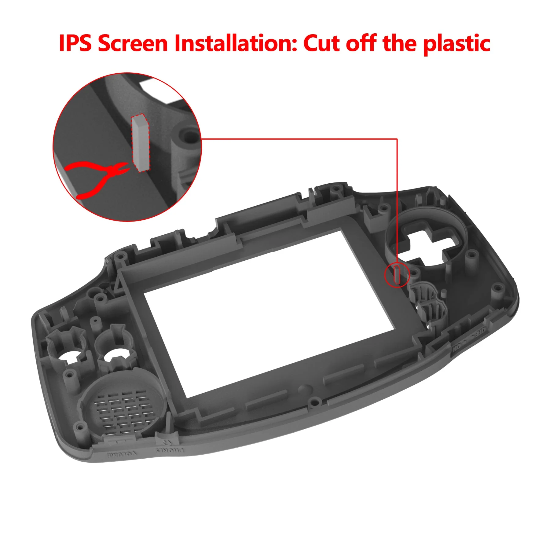 eXtremeRate IPS Ready Upgraded GBA Replacement Full Set Shells with Buttons for Gameboy Advance, Compatible with Both IPS & Standard LCD - Classics NES Style - Image 8