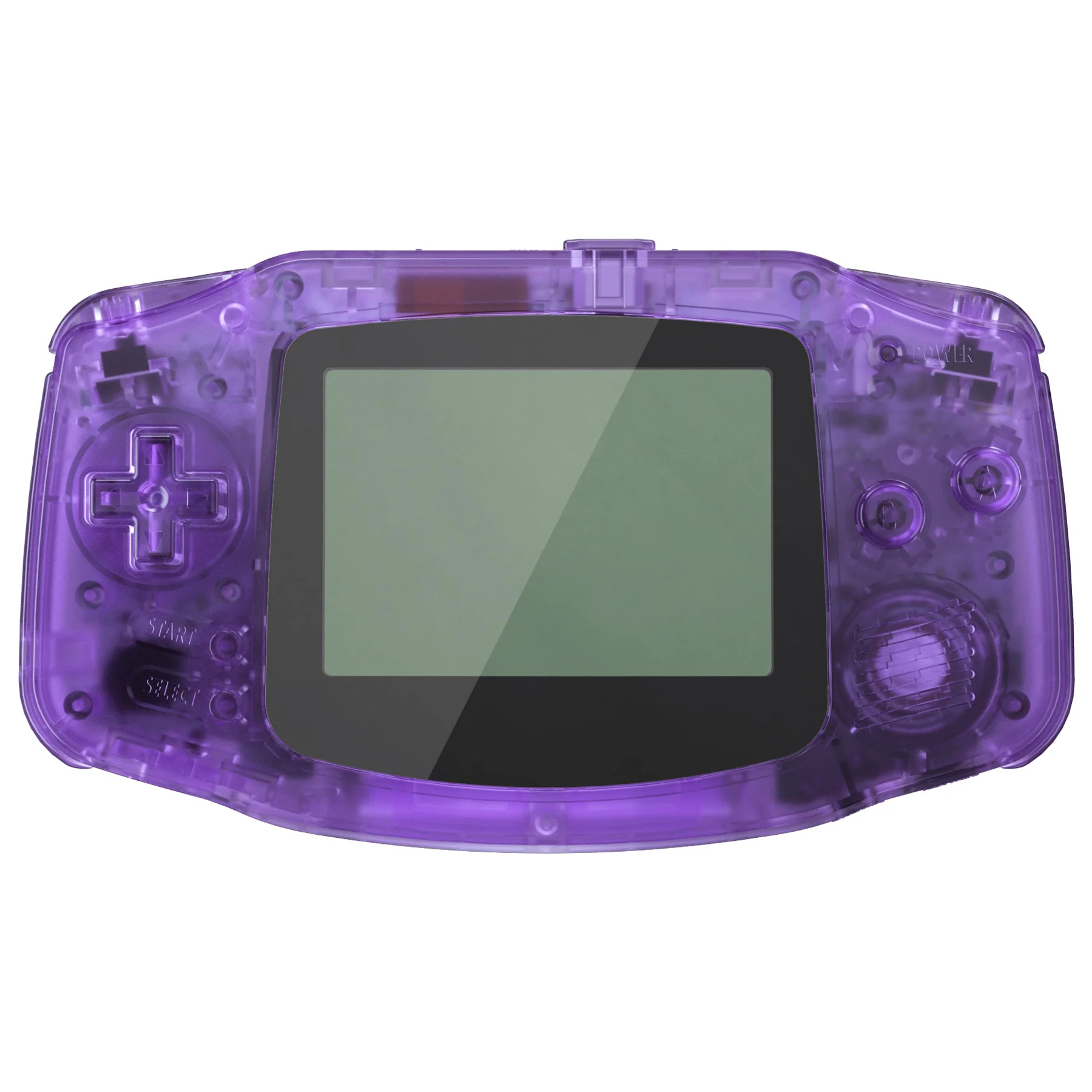 eXtremeRate IPS Ready Upgraded GBA Replacement Full Set Shells with Buttons for Gameboy Advance, Compatible with Both IPS & Standard LCD - Clear Atomic Purple - Image 3