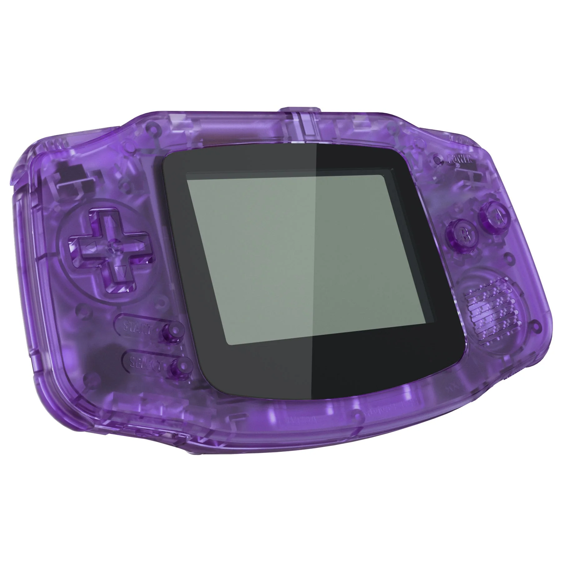 eXtremeRate IPS Ready Upgraded GBA Replacement Full Set Shells with Buttons for Gameboy Advance, Compatible with Both IPS & Standard LCD - Clear Atomic Purple - Image 5