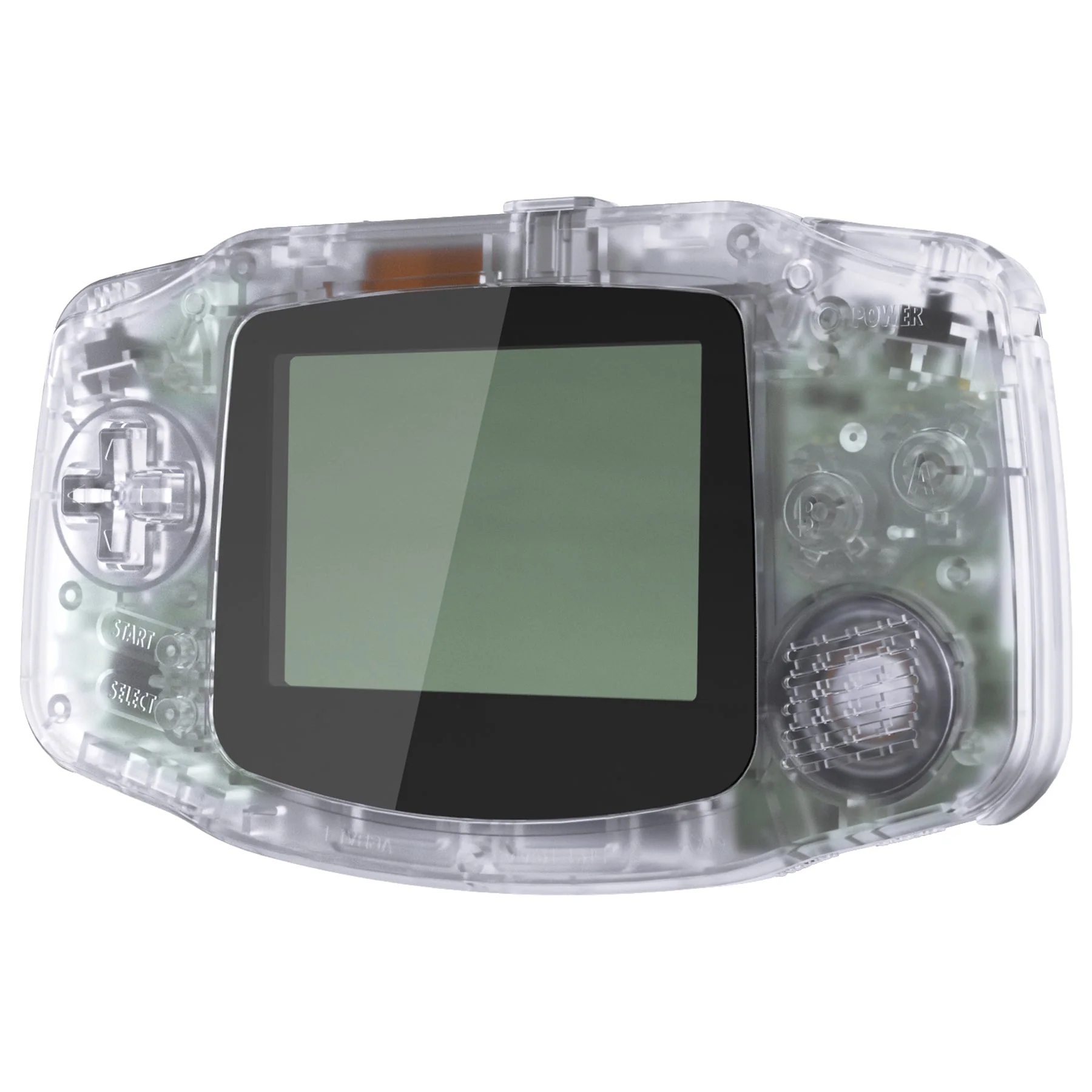 eXtremeRate IPS Ready Upgraded GBA Replacement Full Set Shells with Buttons for Gameboy Advance, Compatible with Both IPS & Standard LCD - Clear - Image 4