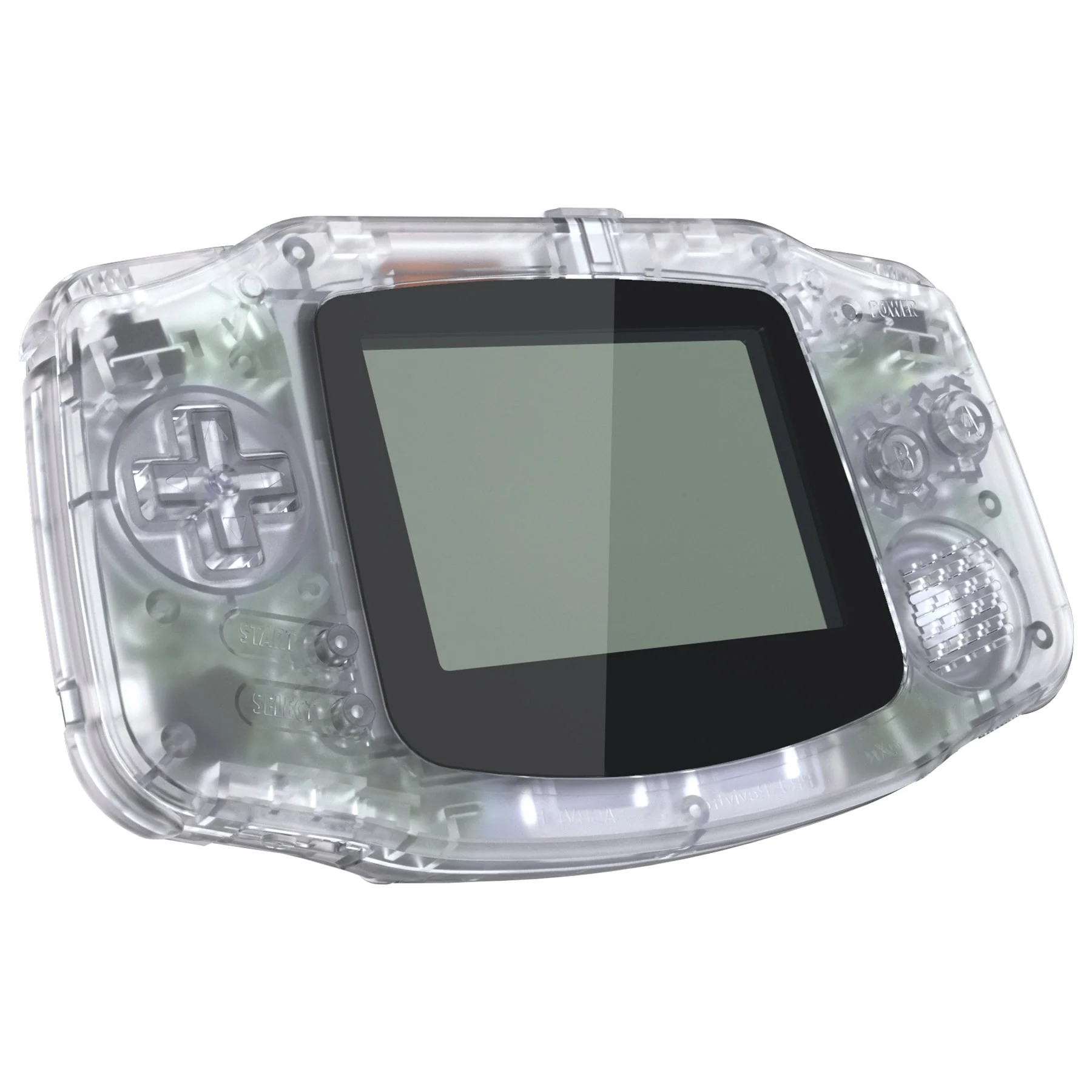 eXtremeRate IPS Ready Upgraded GBA Replacement Full Set Shells with Buttons for Gameboy Advance, Compatible with Both IPS & Standard LCD - Clear - Image 5