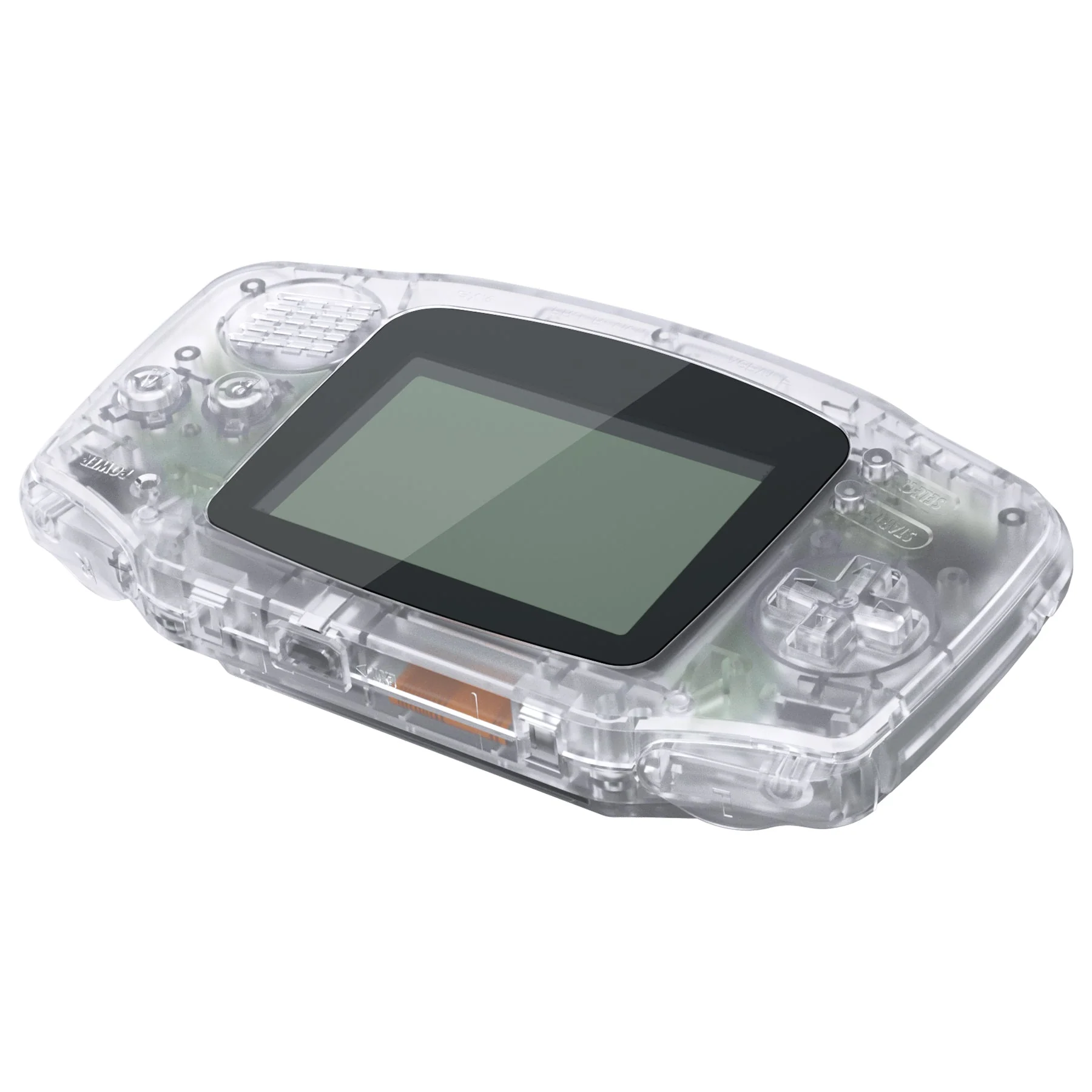 eXtremeRate IPS Ready Upgraded GBA Replacement Full Set Shells with Buttons for Gameboy Advance, Compatible with Both IPS & Standard LCD - Clear - Image 6