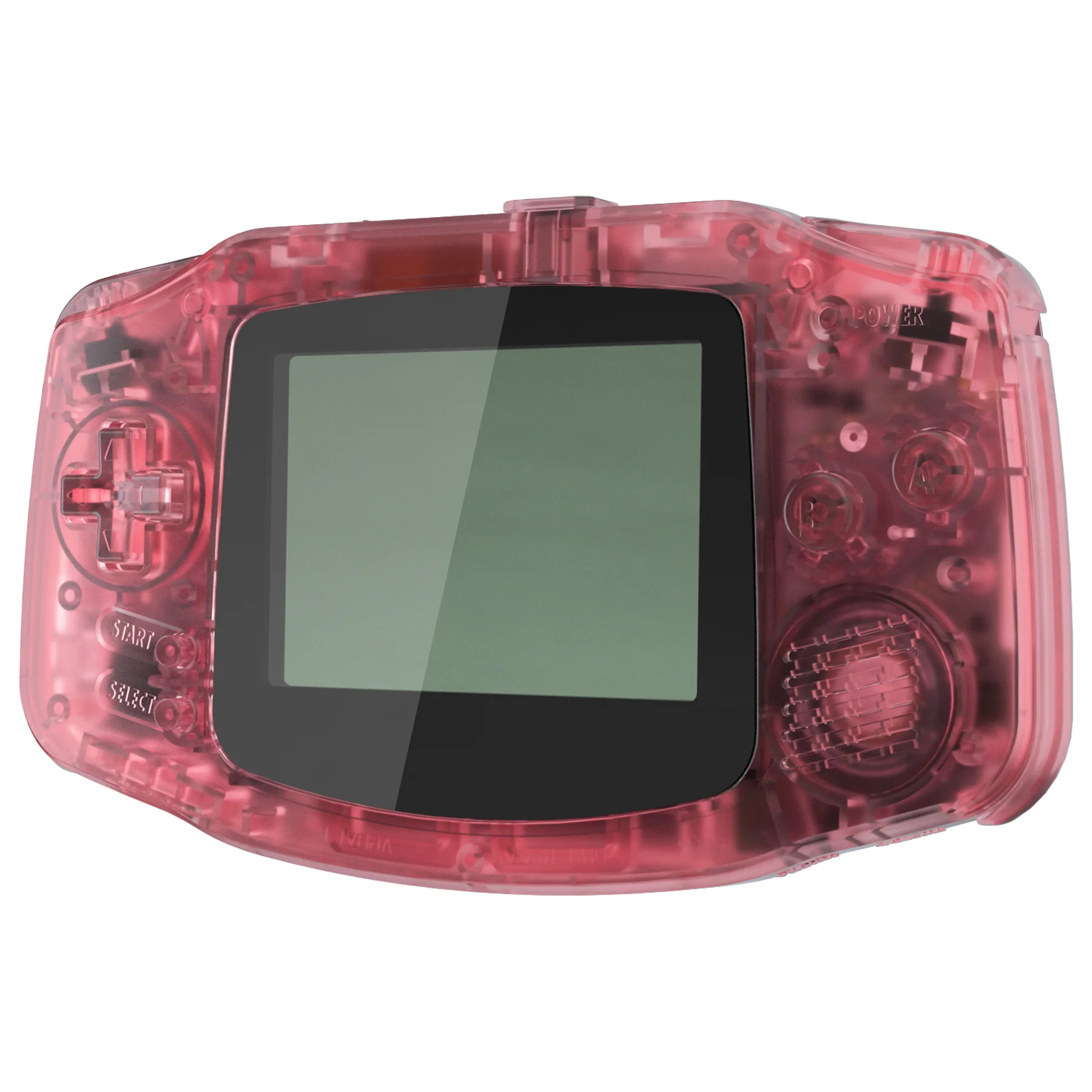 eXtremeRate IPS Ready Upgraded GBA Replacement Full Set Shells with Buttons for Gameboy Advance, Compatible with Both IPS & Standard LCD - Cherry Pink - Black Screen Lens - Image 4