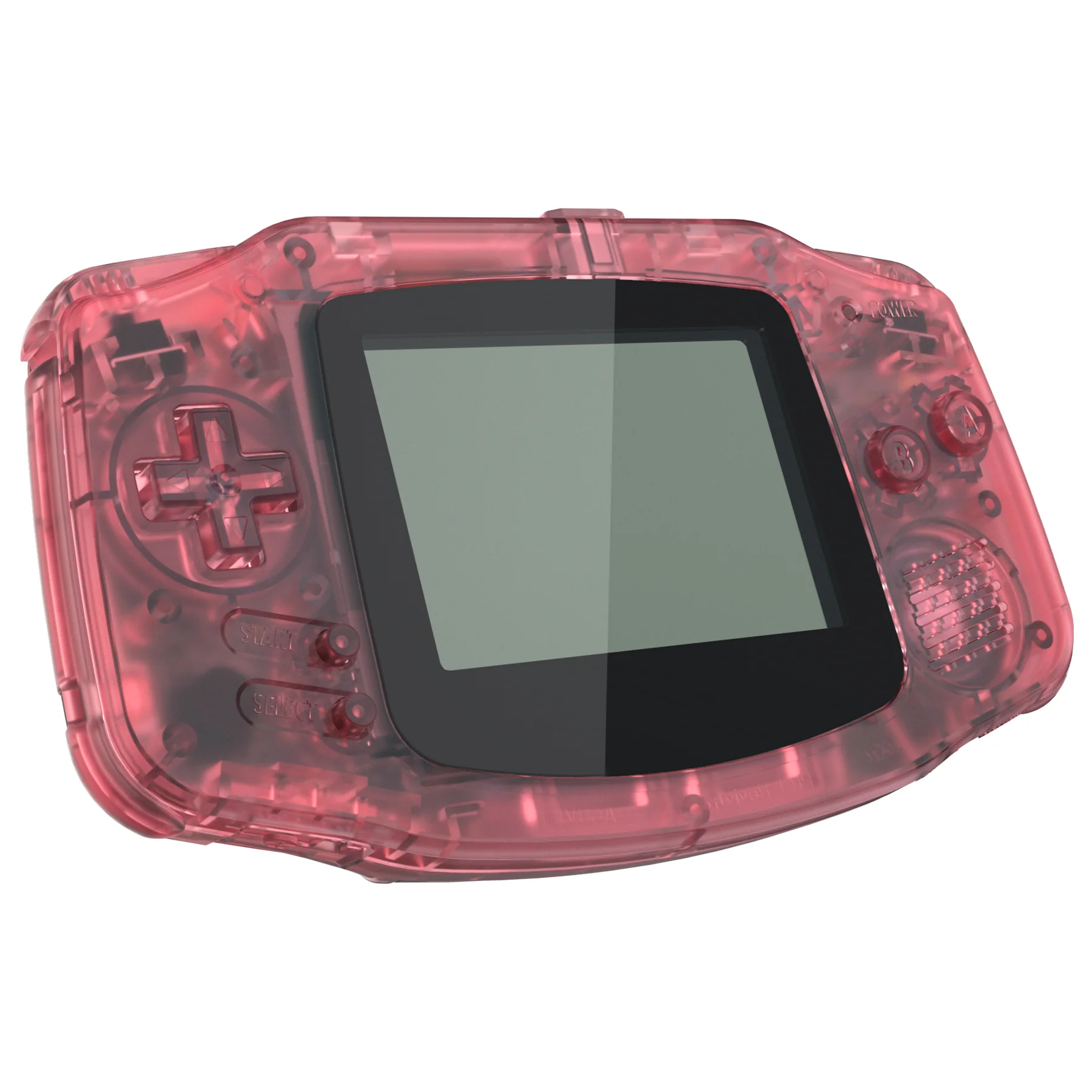 eXtremeRate IPS Ready Upgraded GBA Replacement Full Set Shells with Buttons for Gameboy Advance, Compatible with Both IPS & Standard LCD - Cherry Pink - Black Screen Lens - Image 5