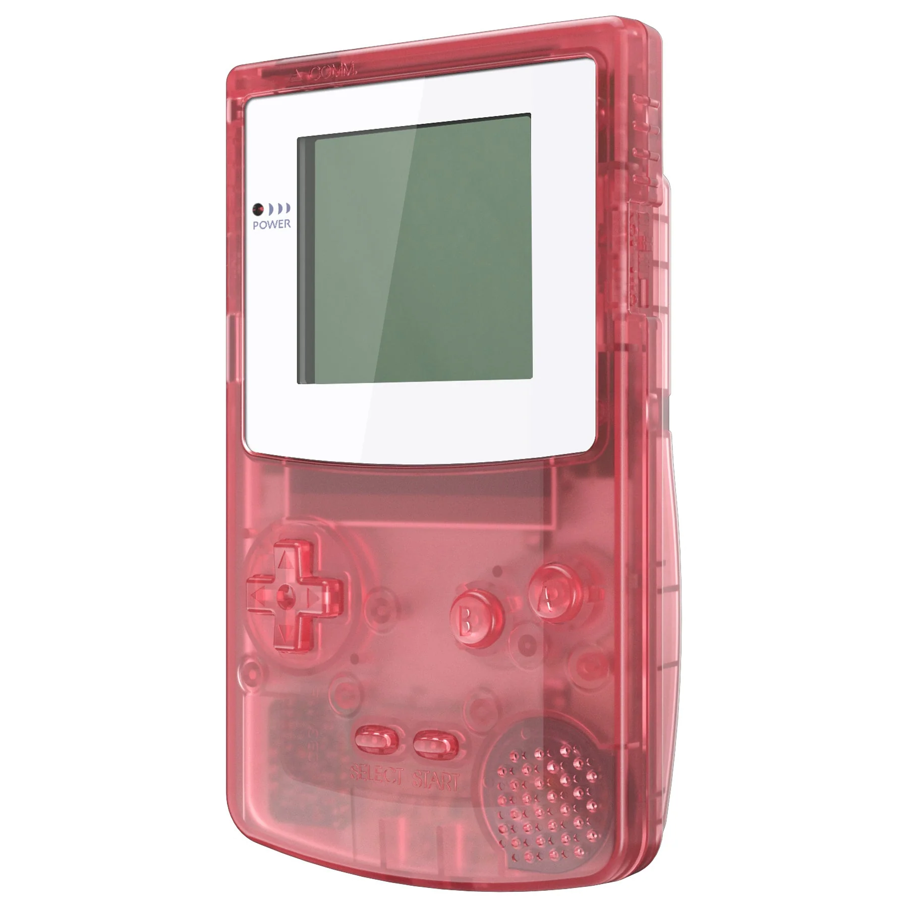 eXtremeRate IPS Ready Upgraded GBC Replacement Full Set Shells with Buttons & White Screen Lens for Gameboy Color, Compatible with GBC OSD IPS & Regular IPS & Standard LCD - Cherry Pink - Image 4