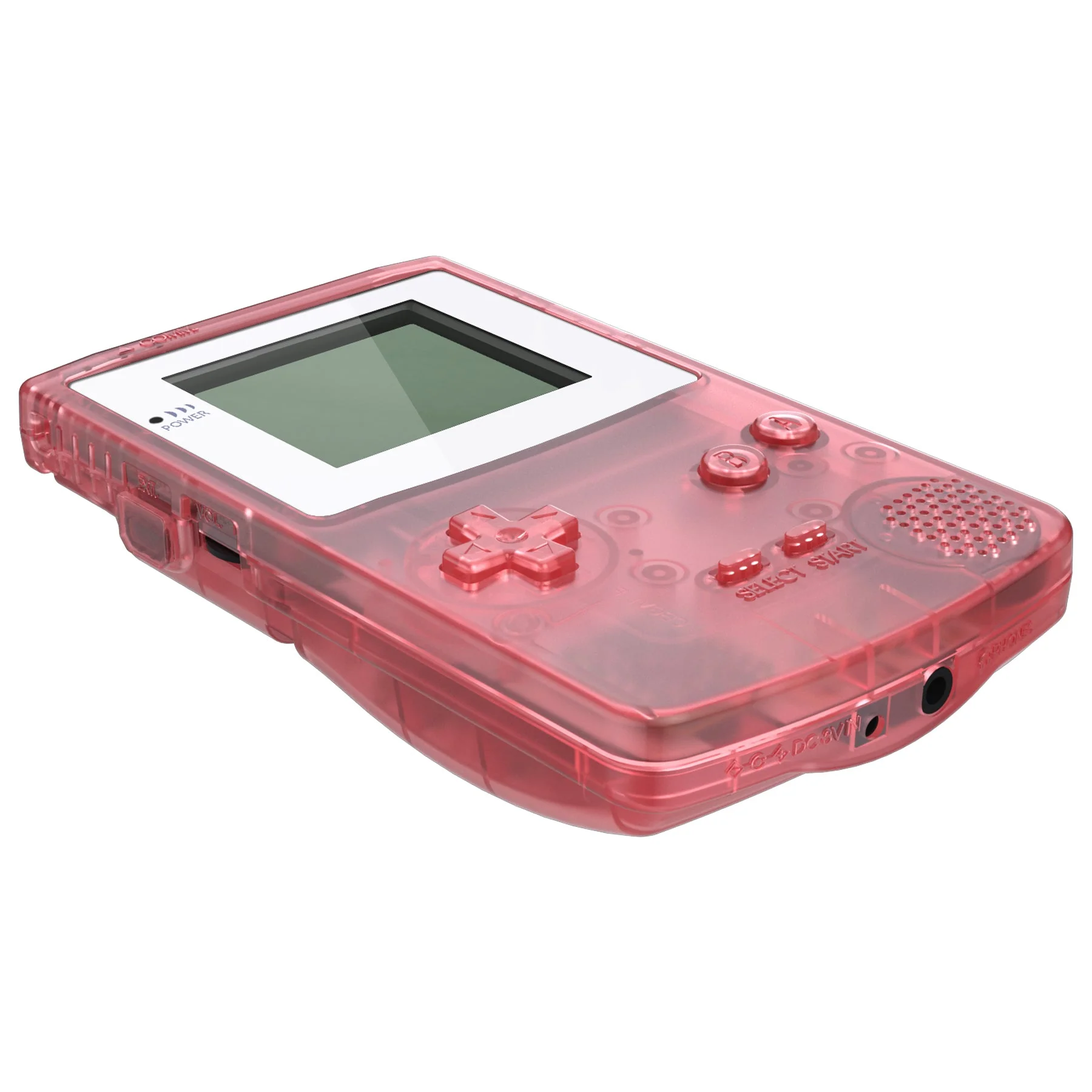 eXtremeRate IPS Ready Upgraded GBC Replacement Full Set Shells with Buttons & White Screen Lens for Gameboy Color, Compatible with GBC OSD IPS & Regular IPS & Standard LCD - Cherry Pink - Image 6