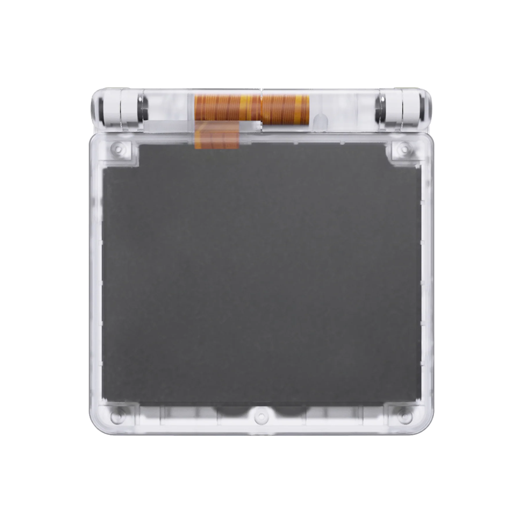 eXtremeRate IPS Ready Upgraded Replacement Full Set Shells with Buttons for Gameboy Advance SP GBA SP, Compatible with Both IPS & Standard LCD - Transparent Clear - Image 6