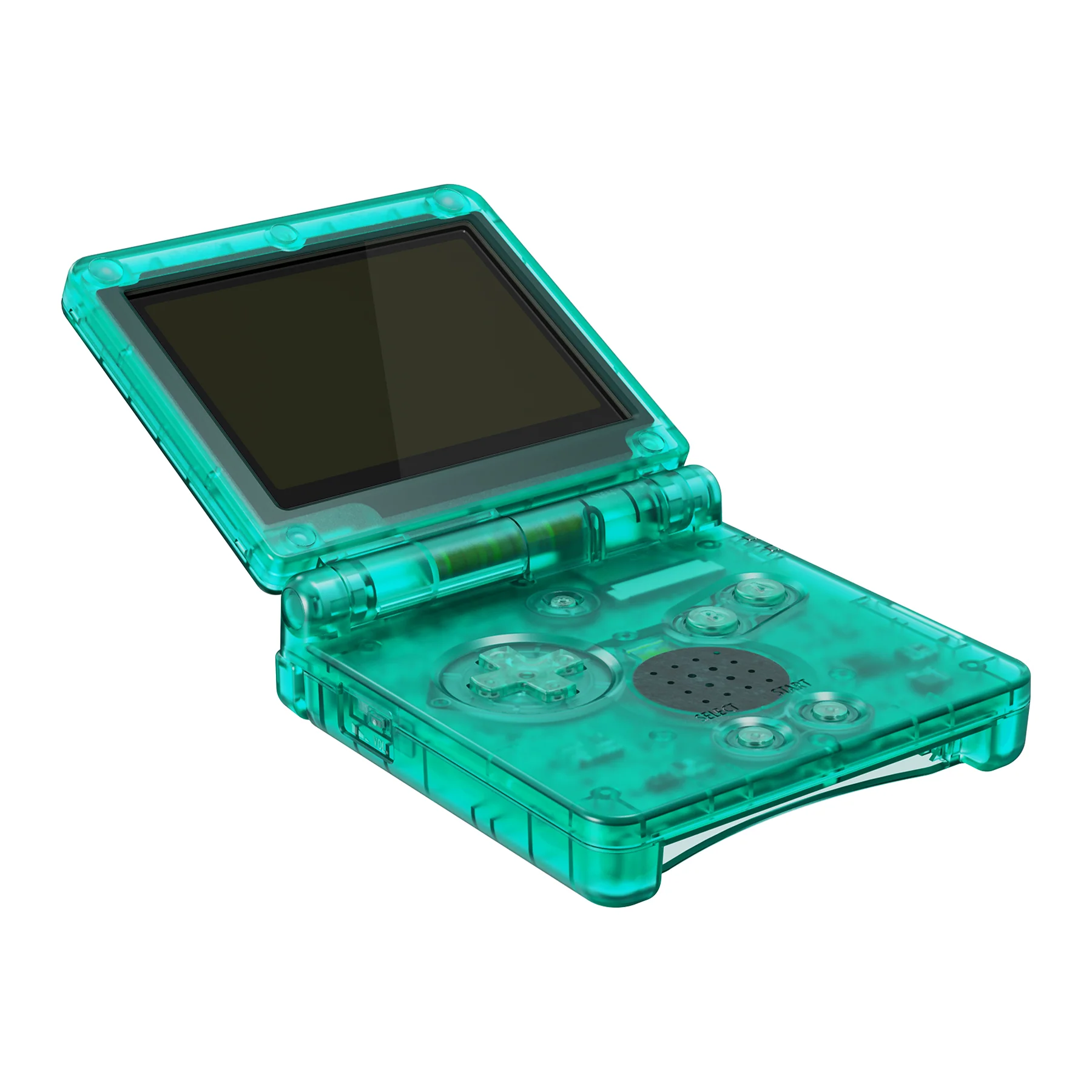 eXtremeRate IPS Ready Upgraded Replacement Full Set Shells with Buttons for Gameboy Advance SP GBA SP, Compatible with Both IPS & Standard LCD - Emerald Green - Image 3