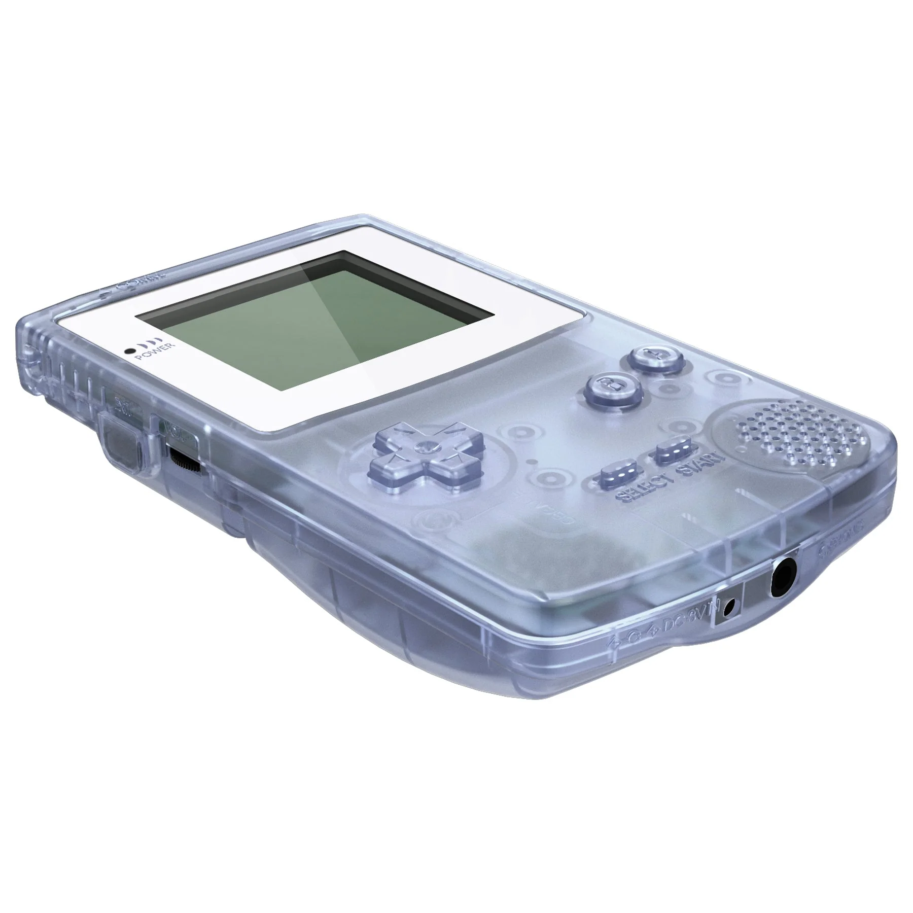 eXtremeRate IPS Ready Upgraded GBC Replacement Full Set Shells with Buttons & White Screen Lens for Gameboy Color, Compatible with GBC OSD IPS & Regular IPS & Standard LCD - Clear Glacier Blue - Image 6