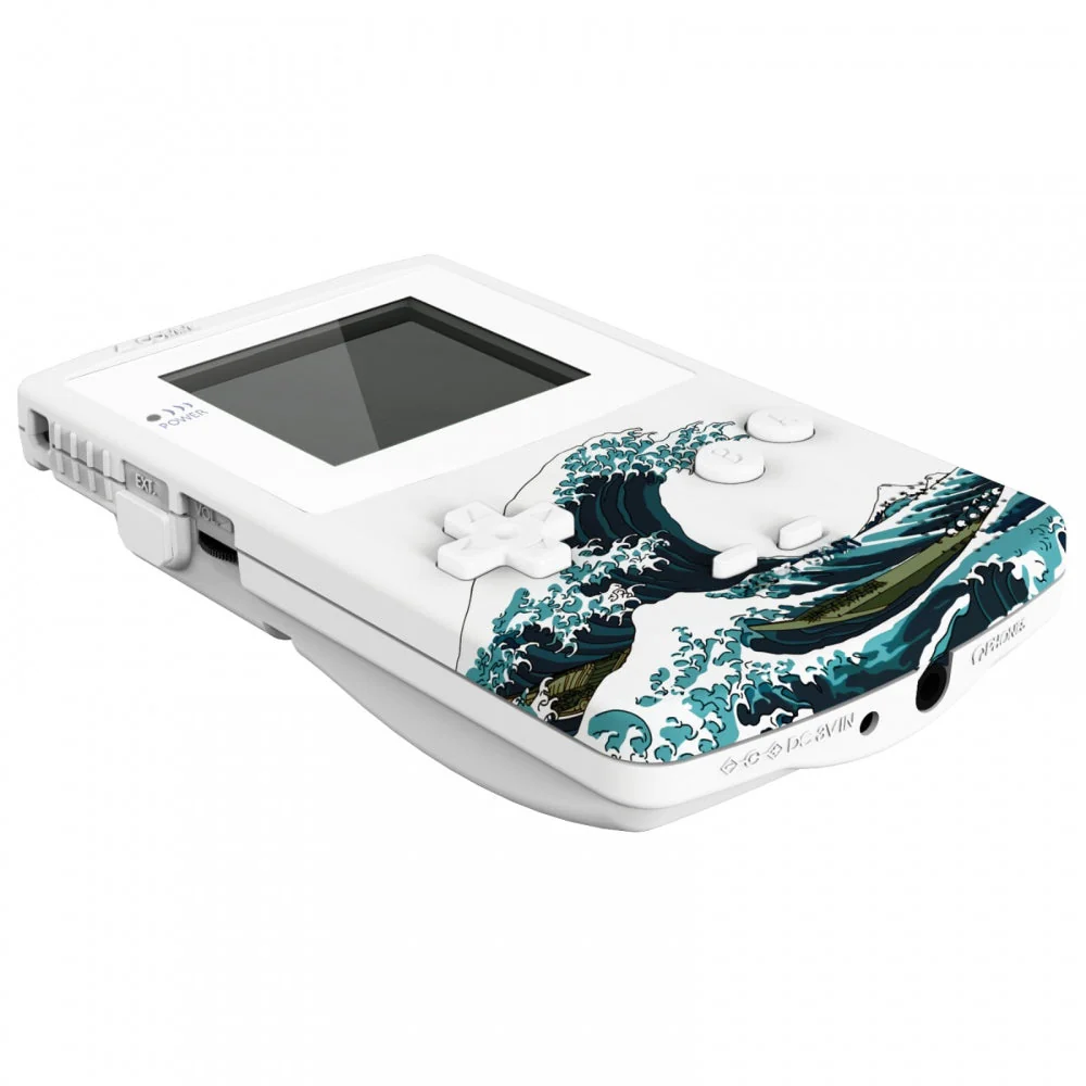 eXtremeRate IPS Ready Upgraded GBC Replacement Full Set Shells with Buttons for Gameboy Color, Compatible with GBC OSD IPS & Regular IPS & Standard LCD - The Great Wave - Image 6
