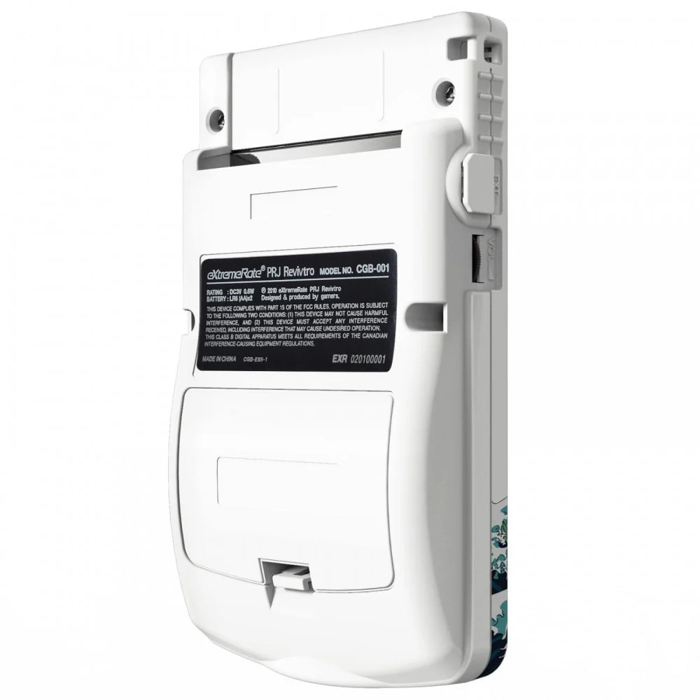eXtremeRate IPS Ready Upgraded GBC Replacement Full Set Shells with Buttons for Gameboy Color, Compatible with GBC OSD IPS & Regular IPS & Standard LCD - The Great Wave - Image 9