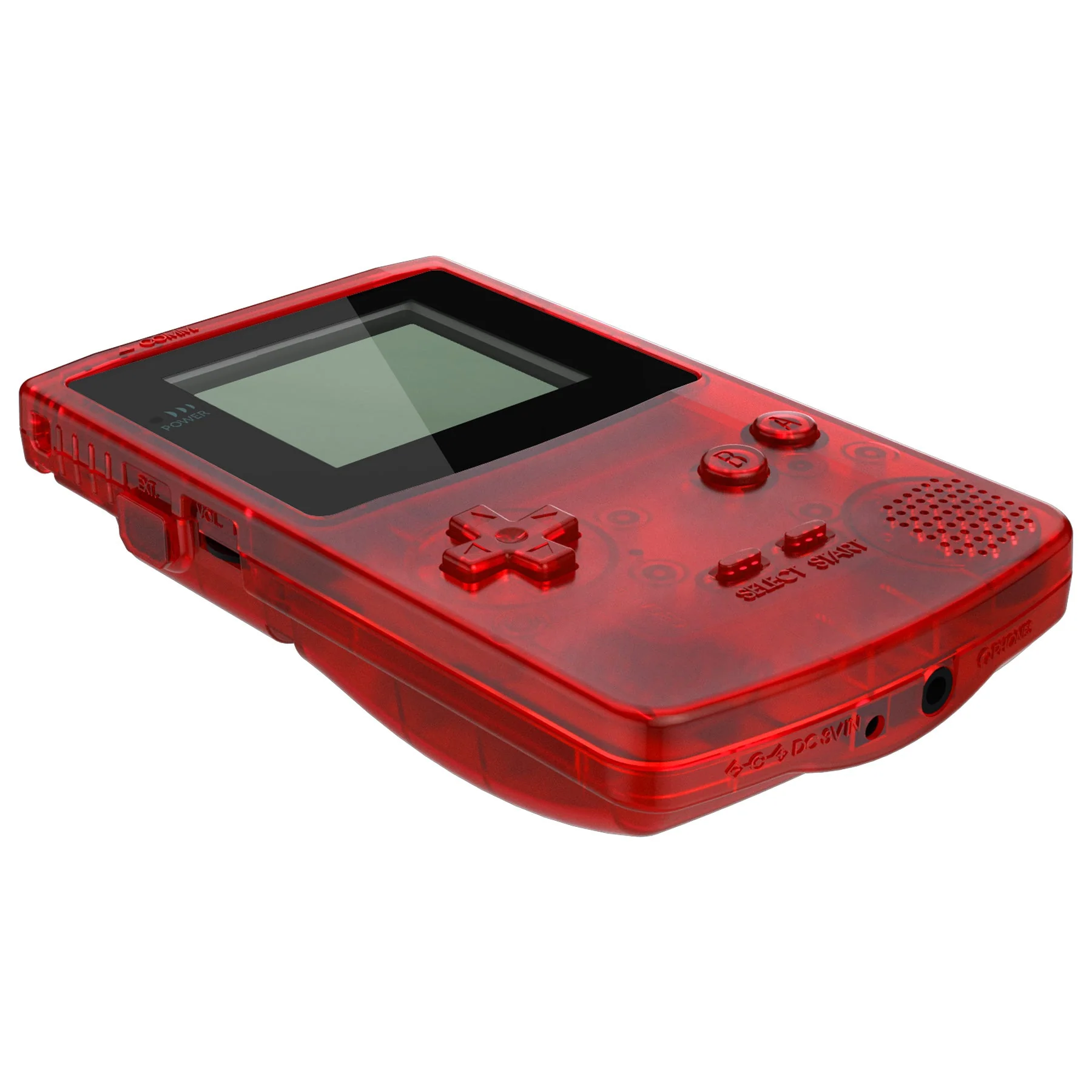 eXtremeRate IPS Ready Upgraded GBC Replacement Full Set Shells with Buttons for Gameboy Color, Compatible with GBC OSD IPS & Regular IPS & Standard LCD - Clear Red - Image 6