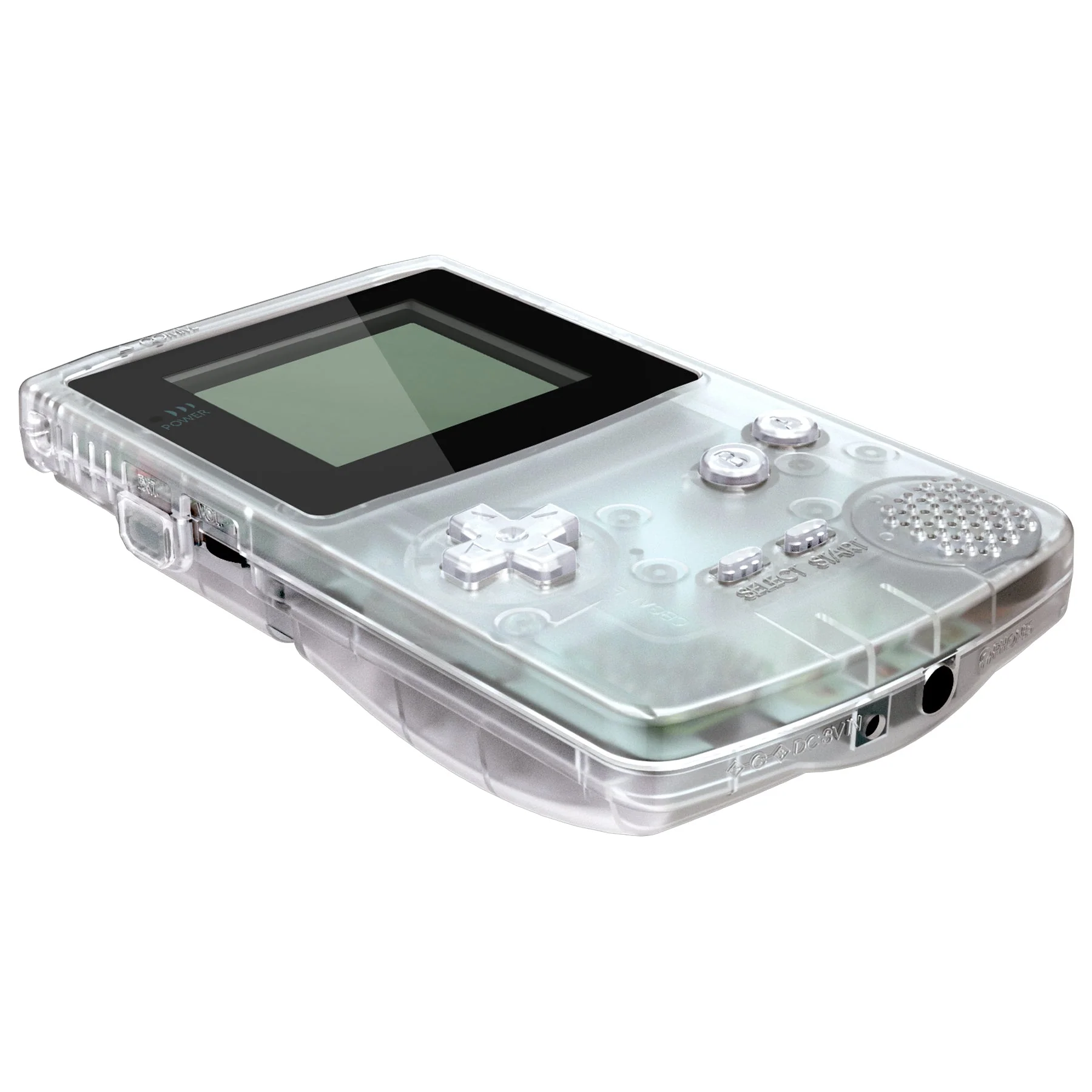 eXtremeRate IPS Ready Upgraded GBC Replacement Full Set Shells with Buttons for Gameboy Color, Compatible with GBC OSD IPS & Regular IPS & Standard LCD - Transparent Clear - Image 6