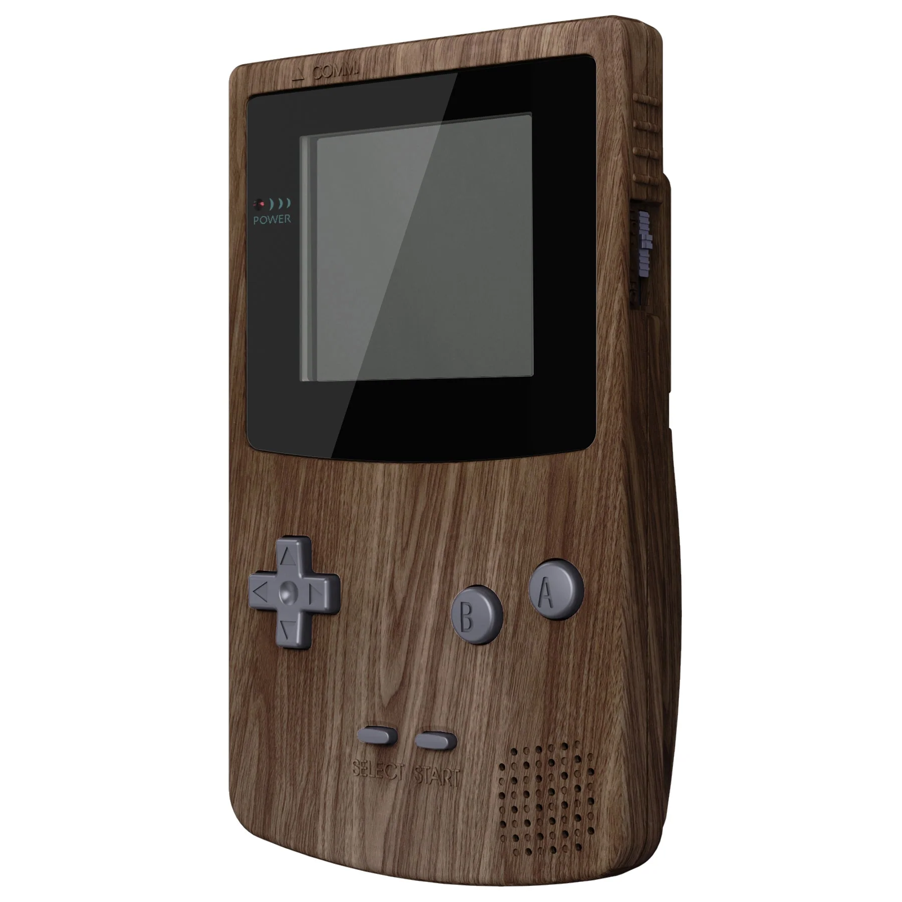 eXtremeRate IPS Ready Upgraded GBC Replacement Full Set Shells with Buttons for Gameboy Color, Compatible with GBC OSD IPS & Regular IPS & Standard LCD - Wood Grain - Image 5