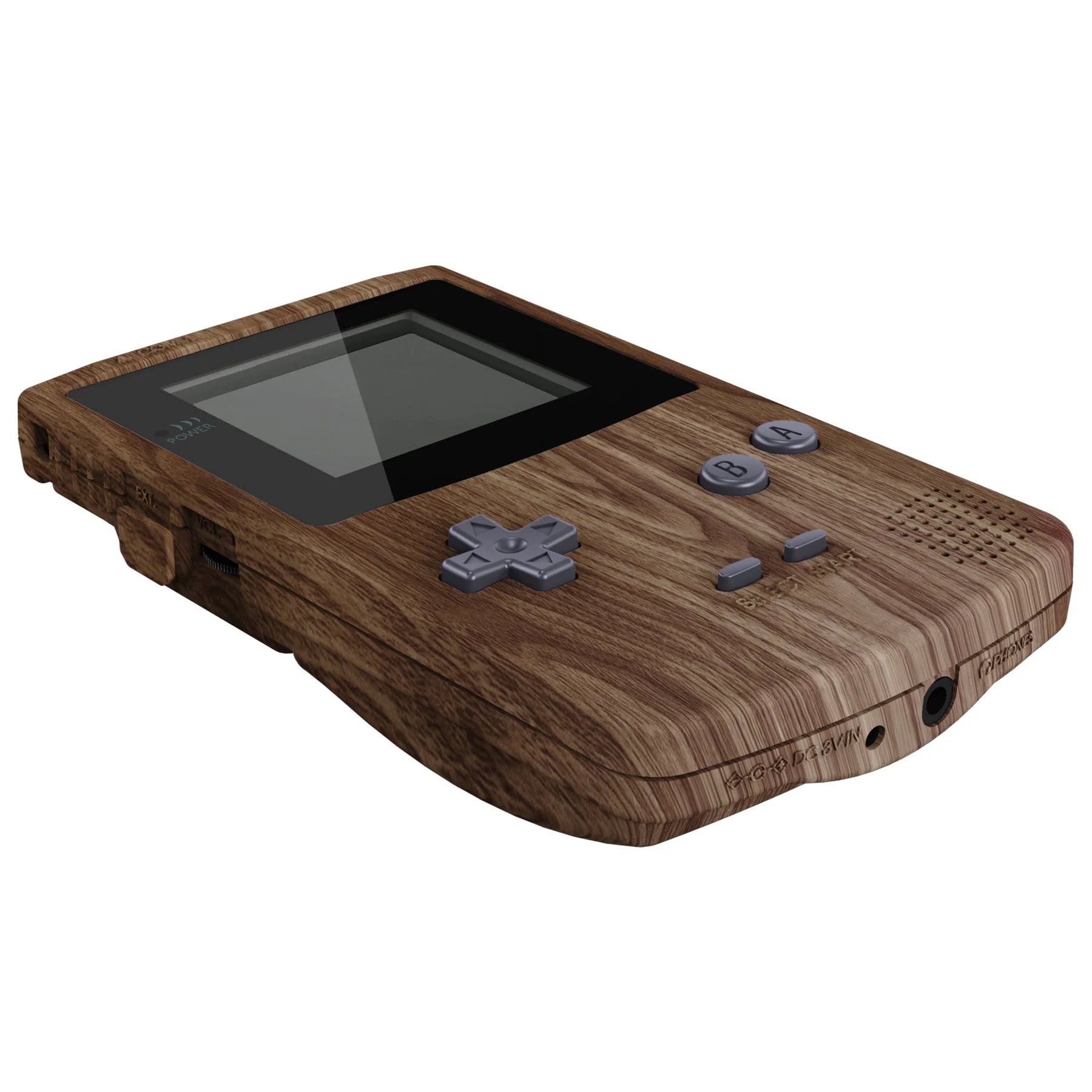 eXtremeRate IPS Ready Upgraded GBC Replacement Full Set Shells with Buttons for Gameboy Color, Compatible with GBC OSD IPS & Regular IPS & Standard LCD - Wood Grain - Image 6