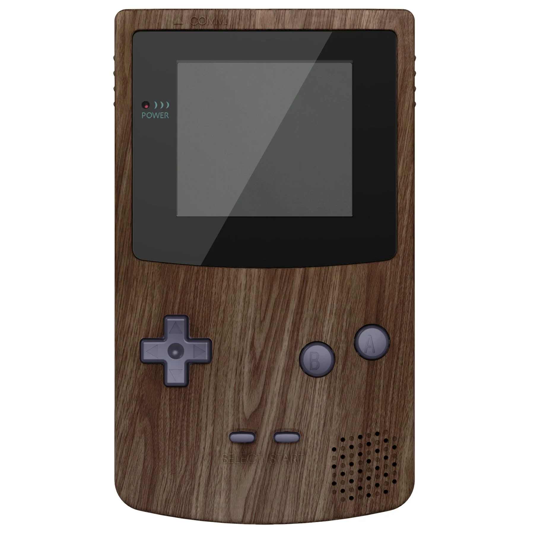 eXtremeRate IPS Ready Upgraded GBC Replacement Full Set Shells with Buttons for Gameboy Color, Compatible with GBC OSD IPS & Regular IPS & Standard LCD - Wood Grain - Image 7