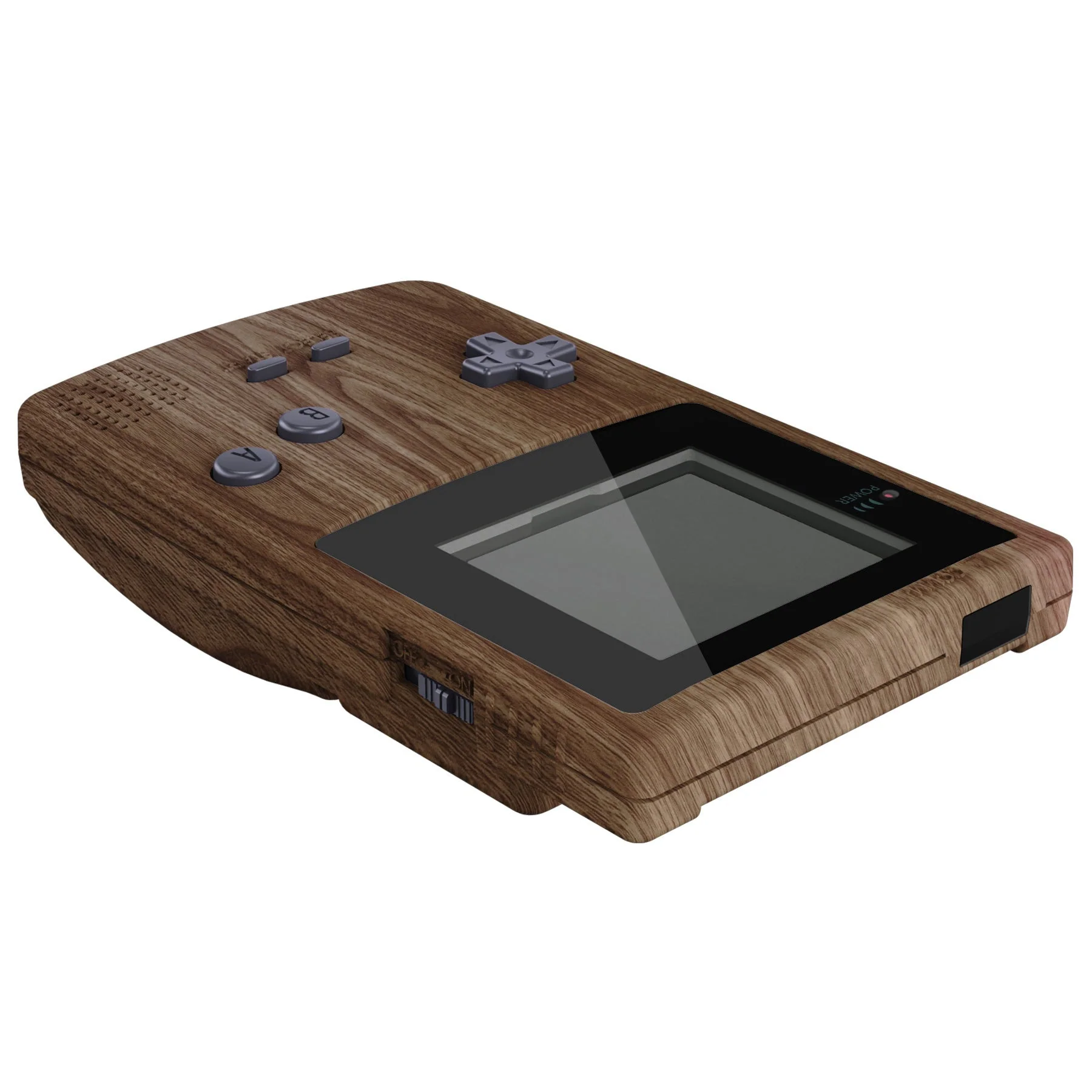 eXtremeRate IPS Ready Upgraded GBC Replacement Full Set Shells with Buttons for Gameboy Color, Compatible with GBC OSD IPS & Regular IPS & Standard LCD - Wood Grain - Image 8