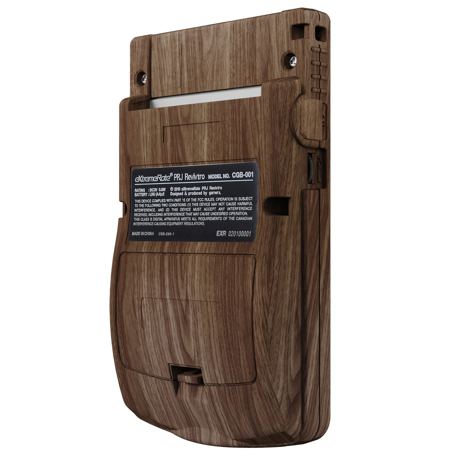 eXtremeRate IPS Ready Upgraded GBC Replacement Full Set Shells with Buttons for Gameboy Color, Compatible with GBC OSD IPS & Regular IPS & Standard LCD - Wood Grain - Image 9