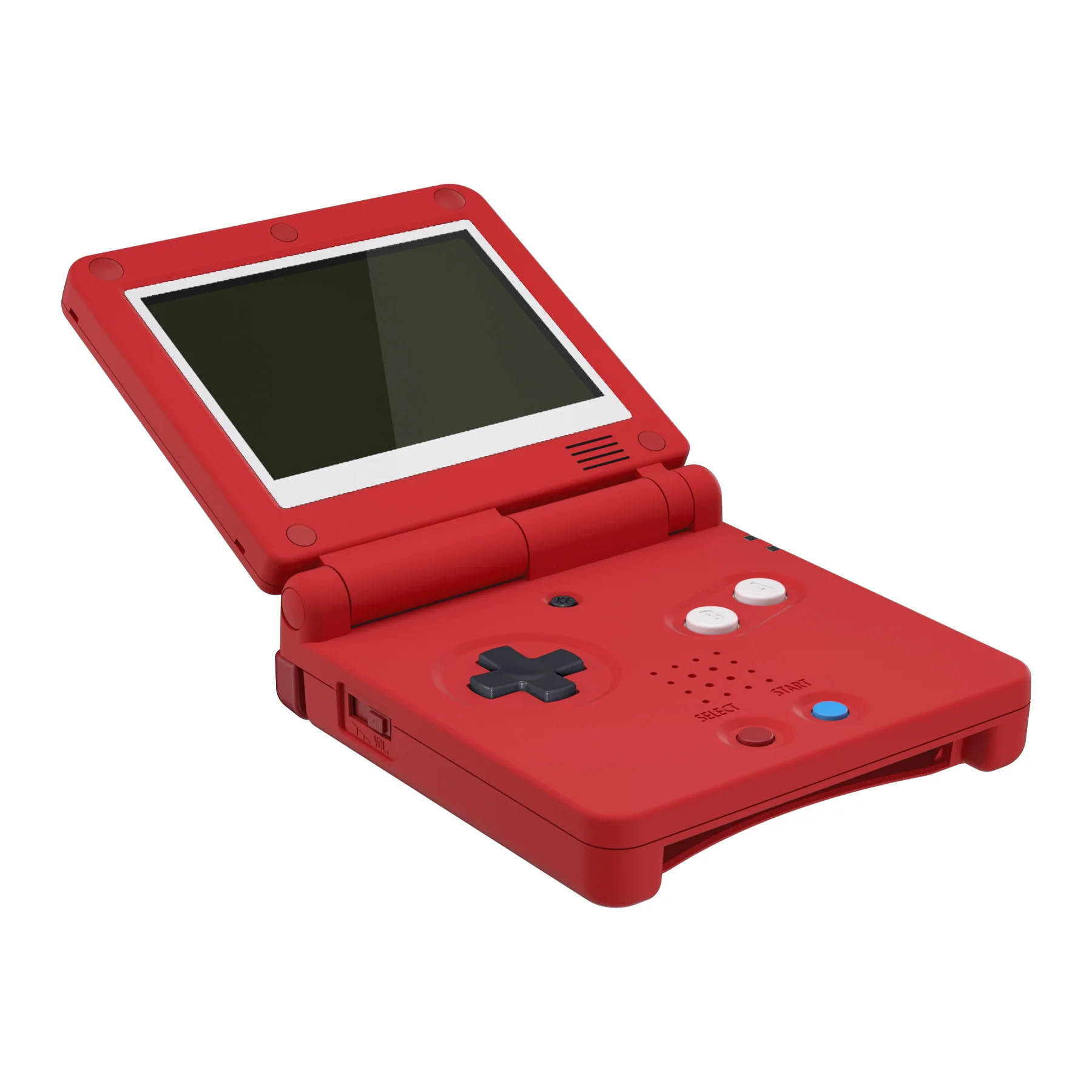 eXtremeRate IPS Ready Upgraded Replacement Full Set Shells with Buttons for Gameboy Advance SP GBA SP, Compatible with Both IPS & Standard LCD - Monster Index Console Style - Image 4