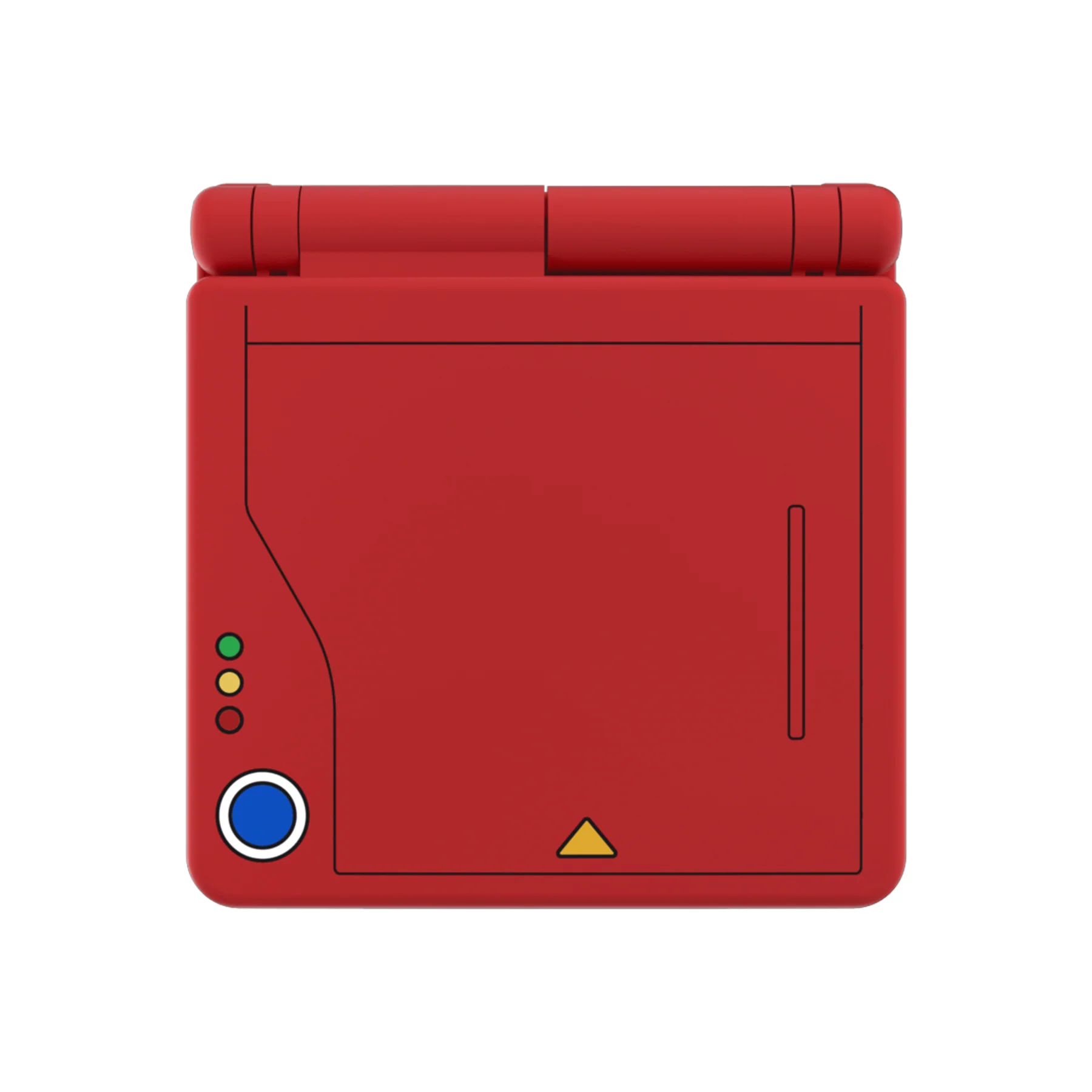 eXtremeRate IPS Ready Upgraded Replacement Full Set Shells with Buttons for Gameboy Advance SP GBA SP, Compatible with Both IPS & Standard LCD - Monster Index Console Style - Image 6