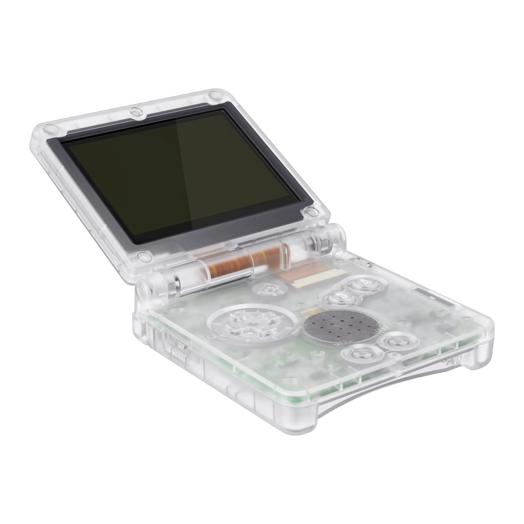 eXtremeRate IPS Ready Upgraded Replacement Full Set Shells with Buttons for Gameboy Advance SP GBA SP, Compatible with Both IPS & Standard LCD - Glow in Dark - Green - Image 4
