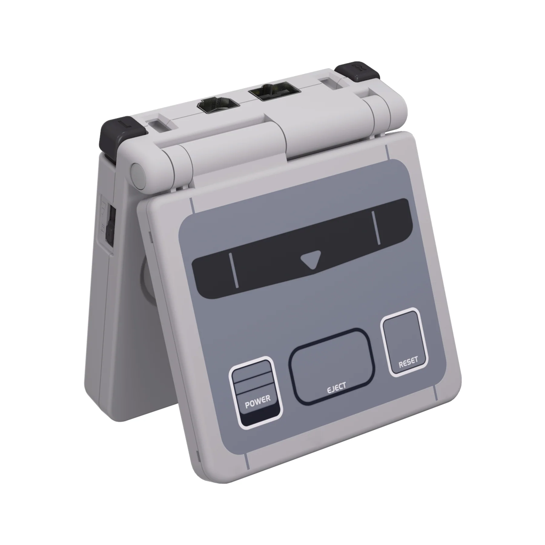 eXtremeRate IPS Ready Upgraded Replacement Full Set Shells with Buttons for Gameboy Advance SP GBA SP, Compatible with Both IPS & Standard LCD - SFC SNES Classic EU Style - Image 5