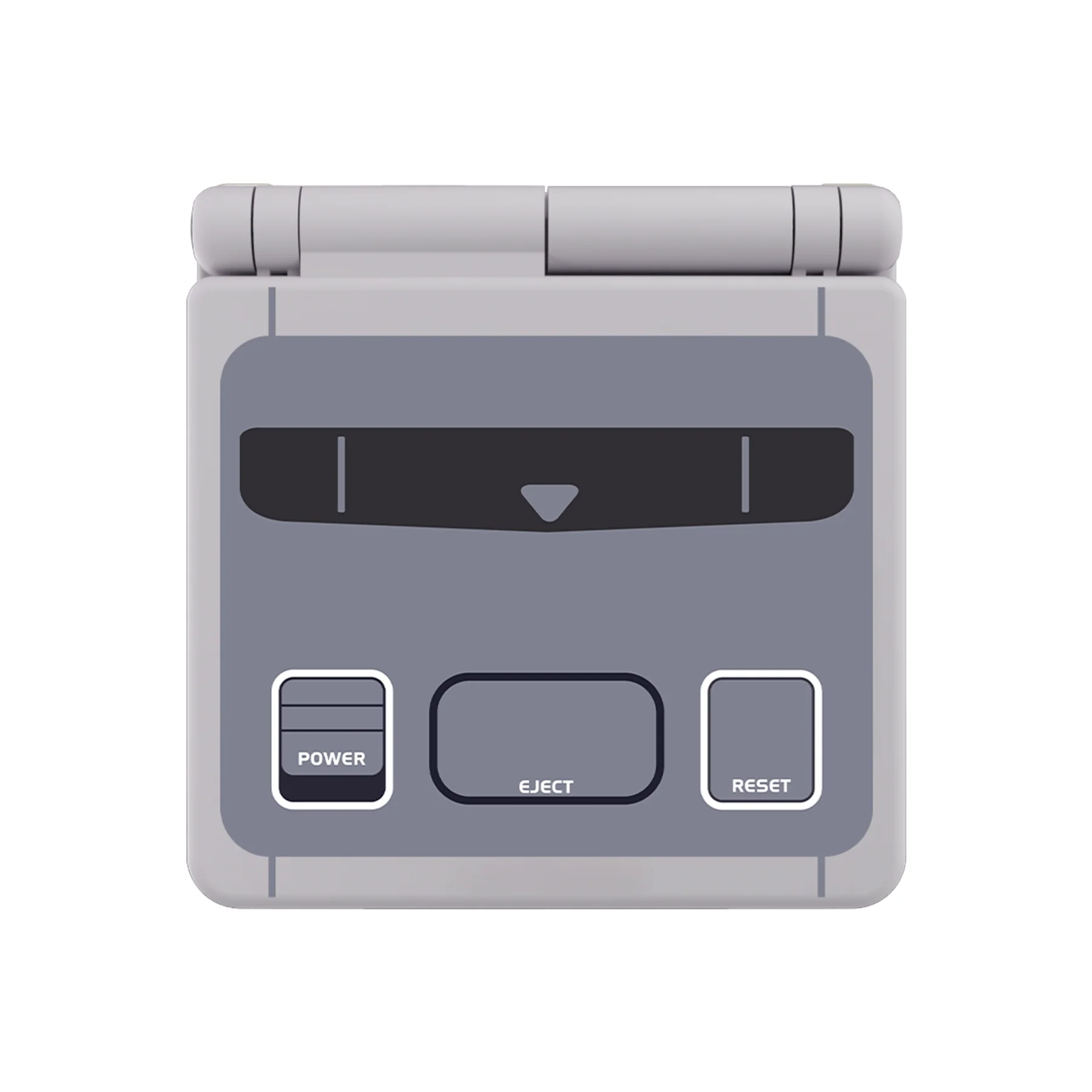 eXtremeRate IPS Ready Upgraded Replacement Full Set Shells with Buttons for Gameboy Advance SP GBA SP, Compatible with Both IPS & Standard LCD - SFC SNES Classic EU Style - Image 6